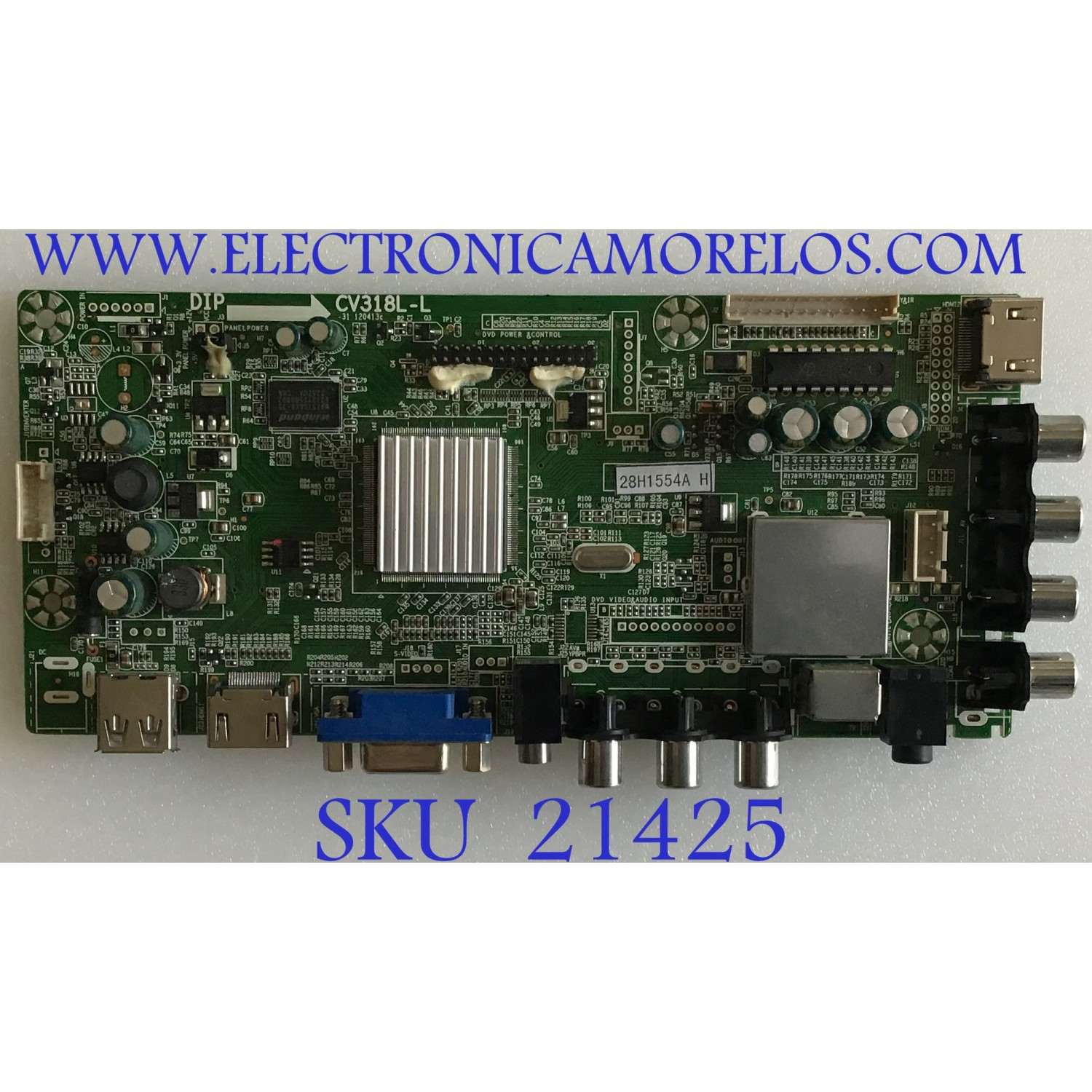 MAIN WESTINGHOUSE / 28H1554A / CV318L-L / 890-M00-0LN31 / TI12377 / PANEL T236H1-P01-L06 / MODELO EW24T8FW