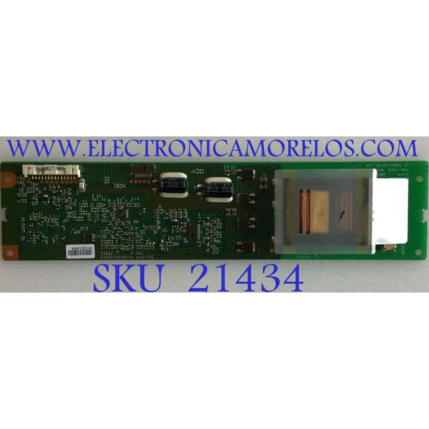 BACKLIGHT INVERTER MASTER JVC / MAGNAVOX / PHILIPS / 996510012754 / 6632L-0334A / YPNL-T021A / PANEL LC370WX1-(SL)(B1) / MODELOS LT-37DA8BJ / 37MF337B/37 / 37PFL5322D/37 / 37PFL5322D/37E / 37PFL5522D/05 / 37PFL7332D/37