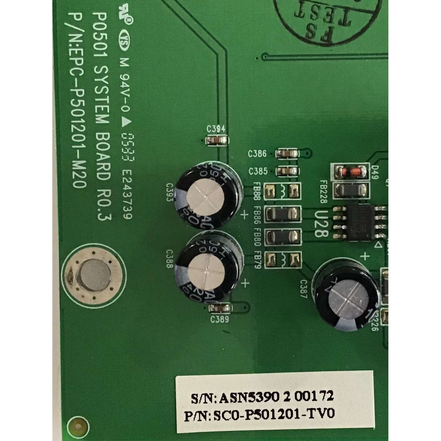 MAIN SYNTAX / SC0-P501201-TV0 / EPC-P501201-M20 / PANEL LC420W02-(B6) / MODELO LT42HVI - Imagen 2
