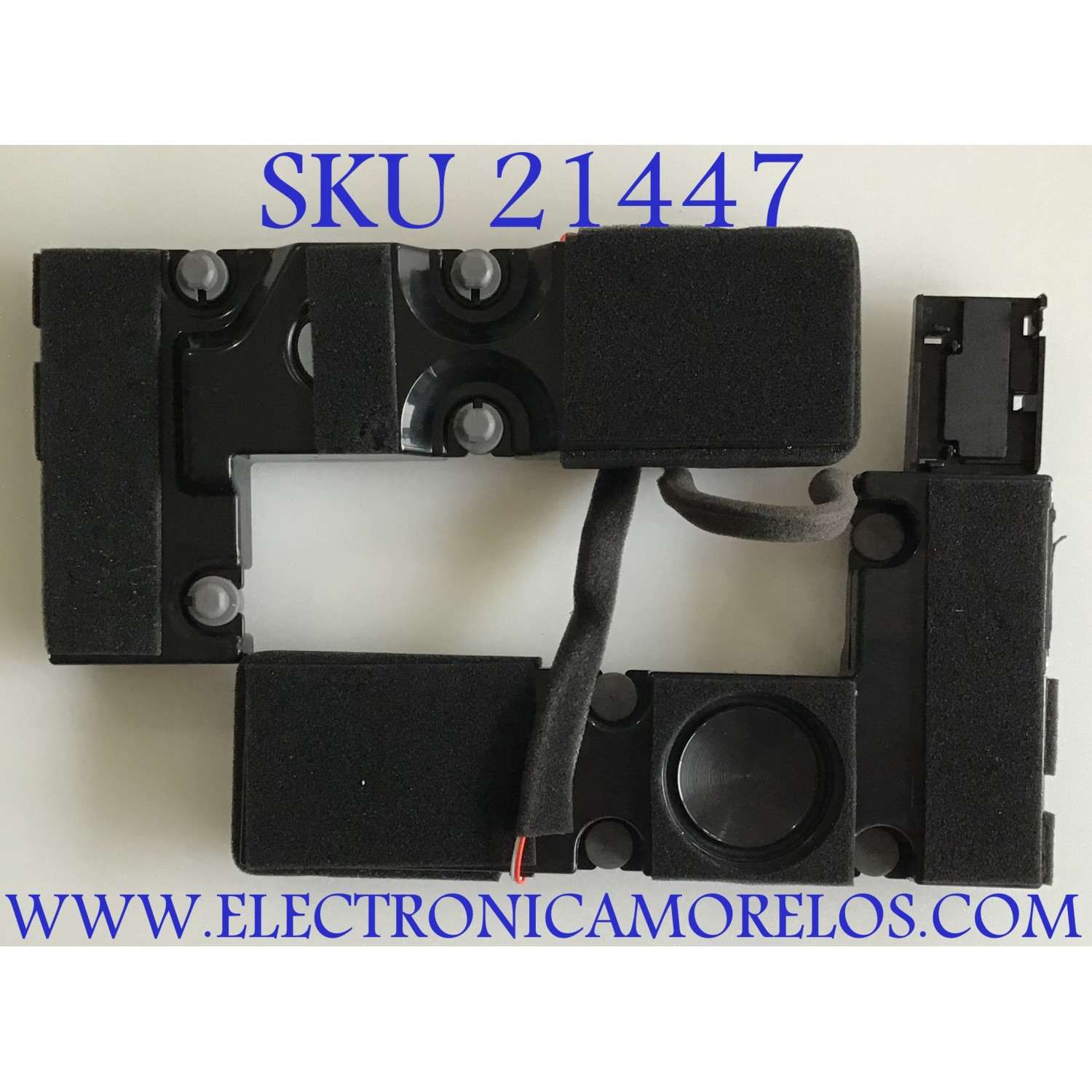 KIT DE BOCINAS PARA TV HISENSE / VIT130250-1248-01/ROH / 01180200070 / 18C301C2 / MODELO 55H9E