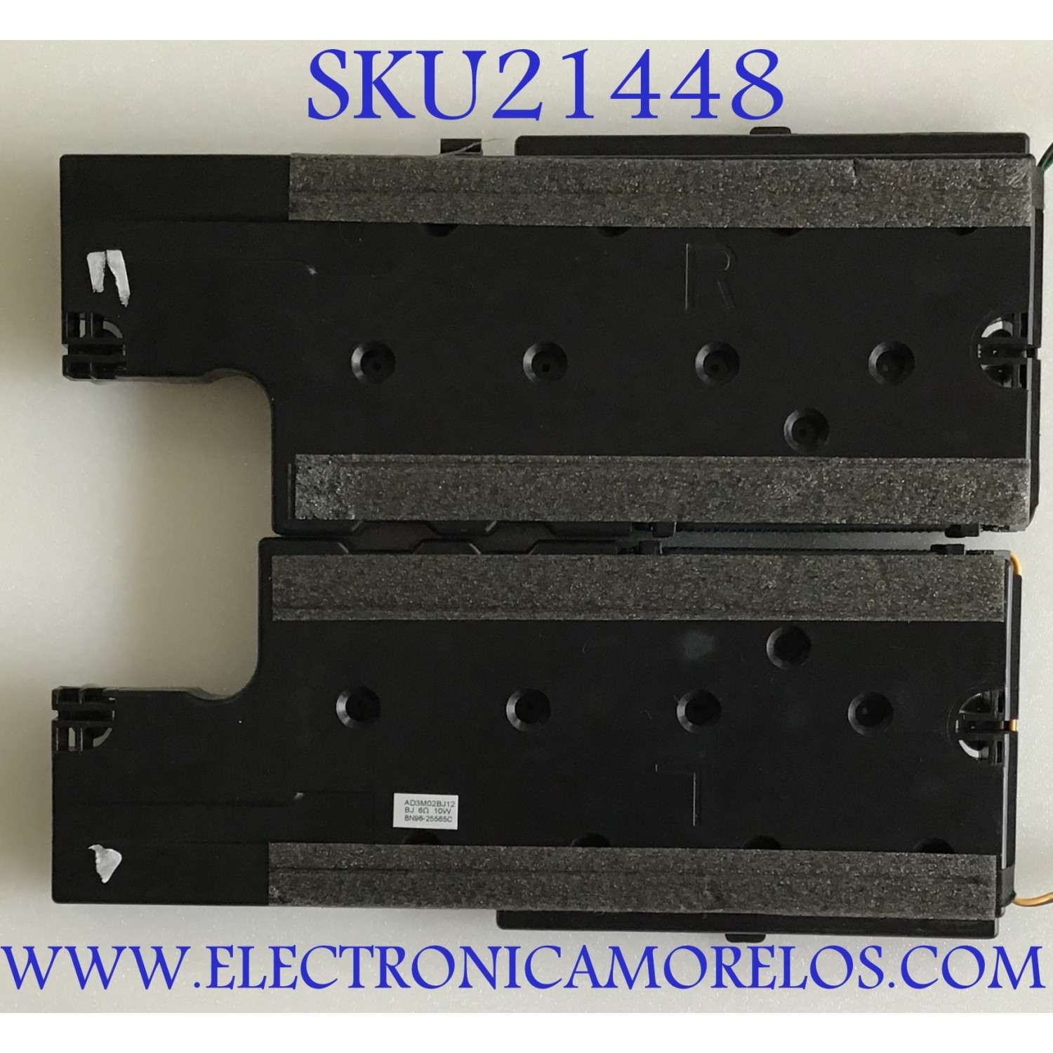 KIT DE BOCINAS PARA TV SAMSUNG / BN96-25565C / MODELOS UN55F6300AFXZA / HG55NB690QFXZA / UN55F6100AFXZA / UN55F6350AFXZA / UN55F6400AFXZA / UN55F6800AFXZA