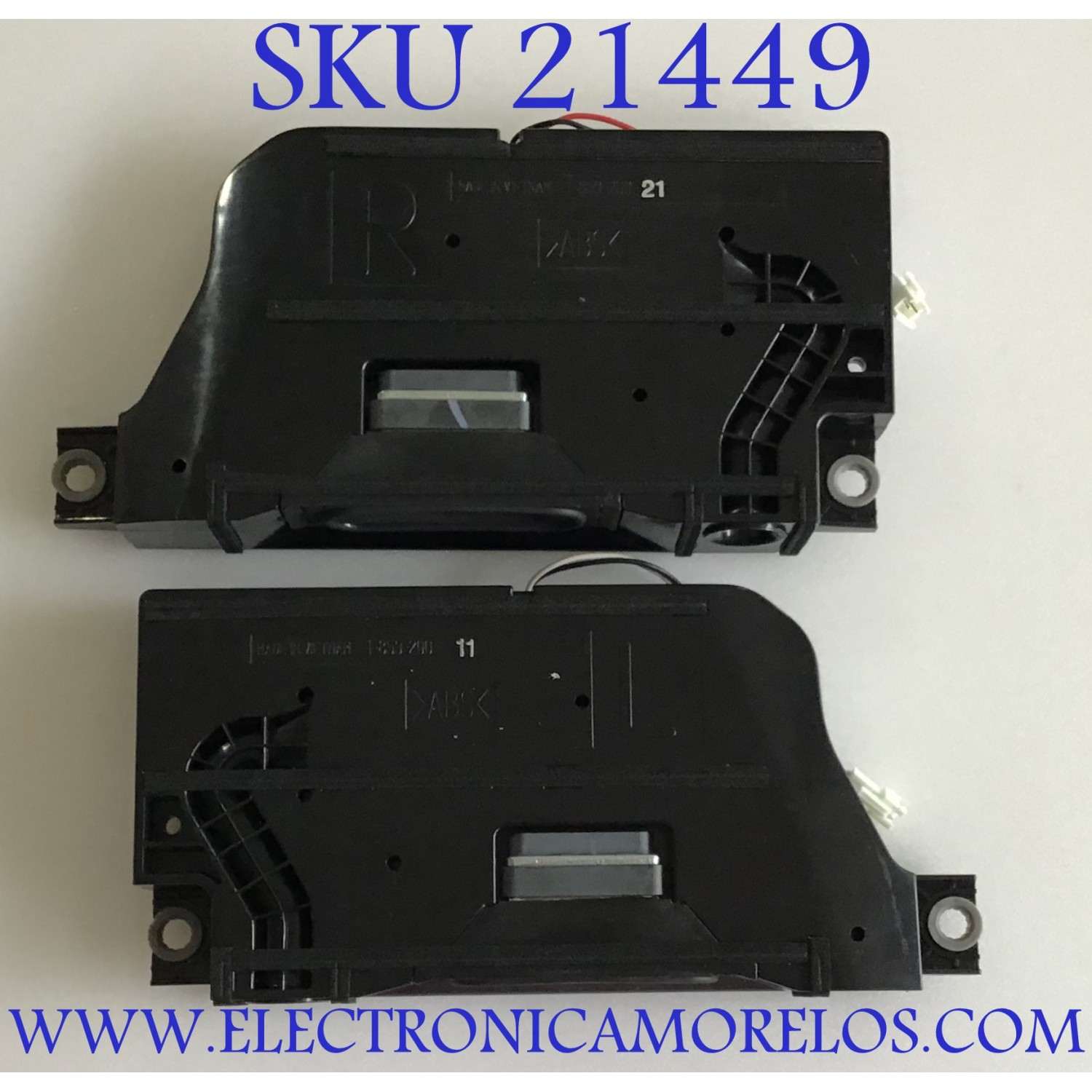 KIT DE BOCINAS PARA TV SONY / 1-859-200-11 / 1-859-200-21 / VBQ7124 / VBQ6D27 / MODELO XBR-49X900E