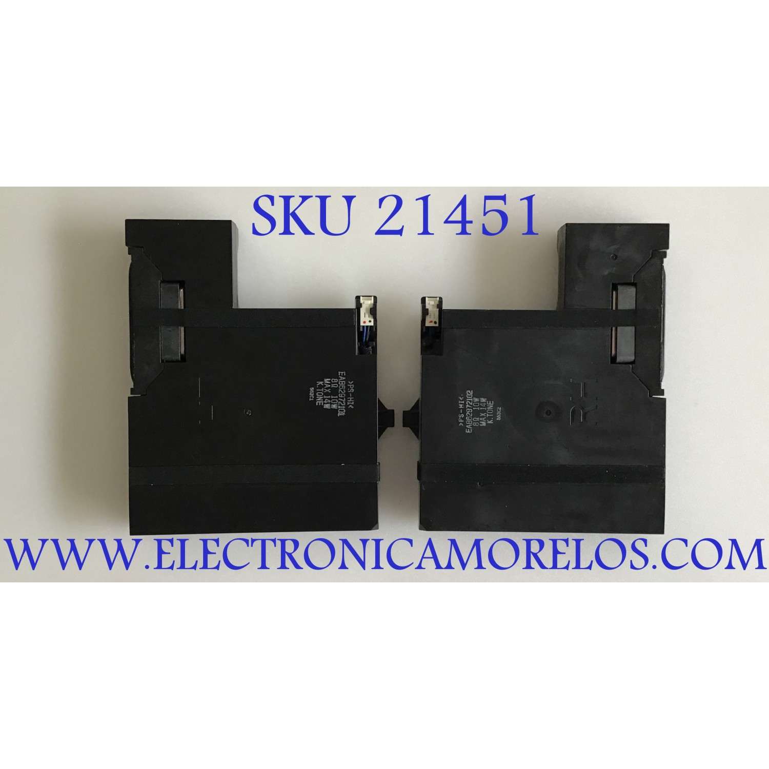 KIT DE BOCINAS PARA TV LG / EAB62972102 / EAB62972101 / MODELOS 55LB6300-U / 42LB5600-UZ / 42LB5600-UH / 55LY340C-UA / 47LY340C-UA / 50LB6300-US / 55LB6100-UG / 42LY570H-UA / 42LY340C-UA / 70LB7100-UC / 65LB7100-UB / 65LB6300-UE / 60LB7100-UT / 