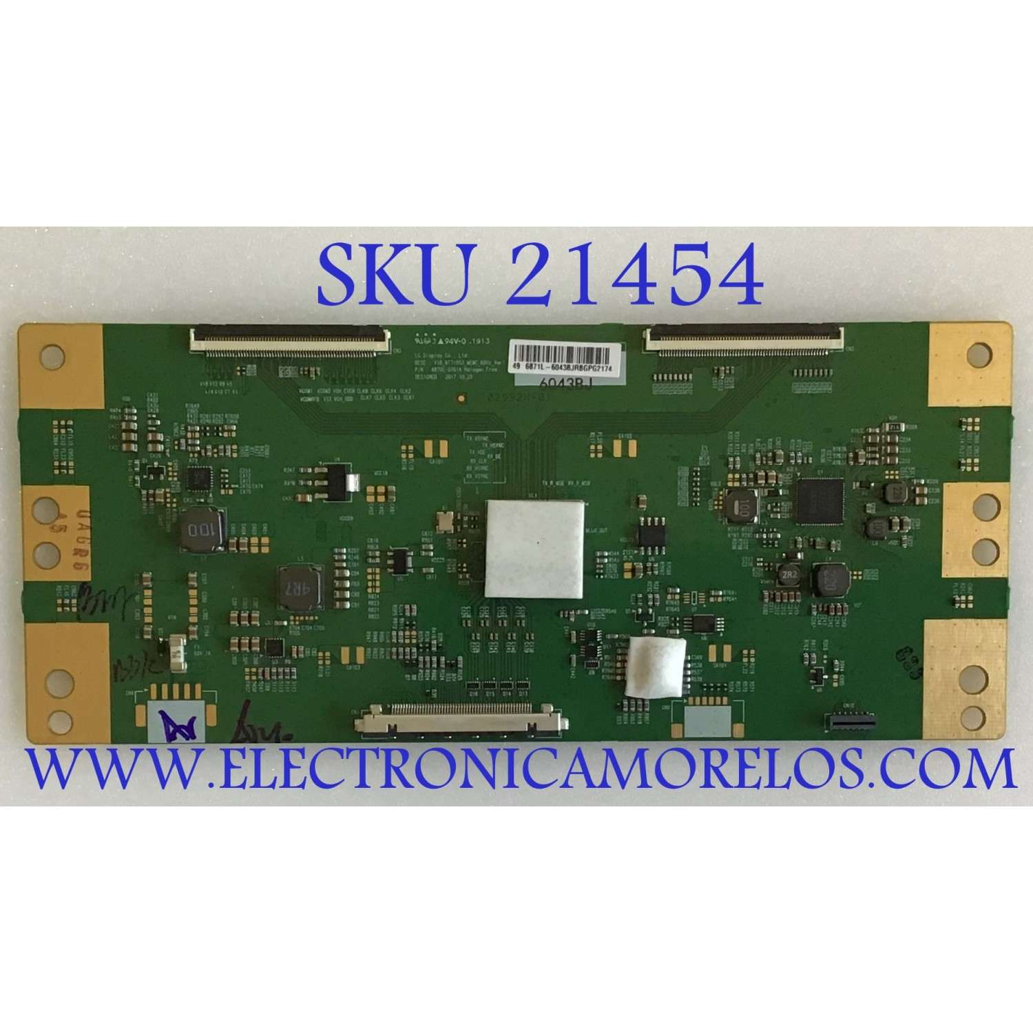 T-CON SONY / 1-001-517-11 / 6870C-0761A / 6871L-6043B / MODELO XBR-49X800G / XBR49X800G