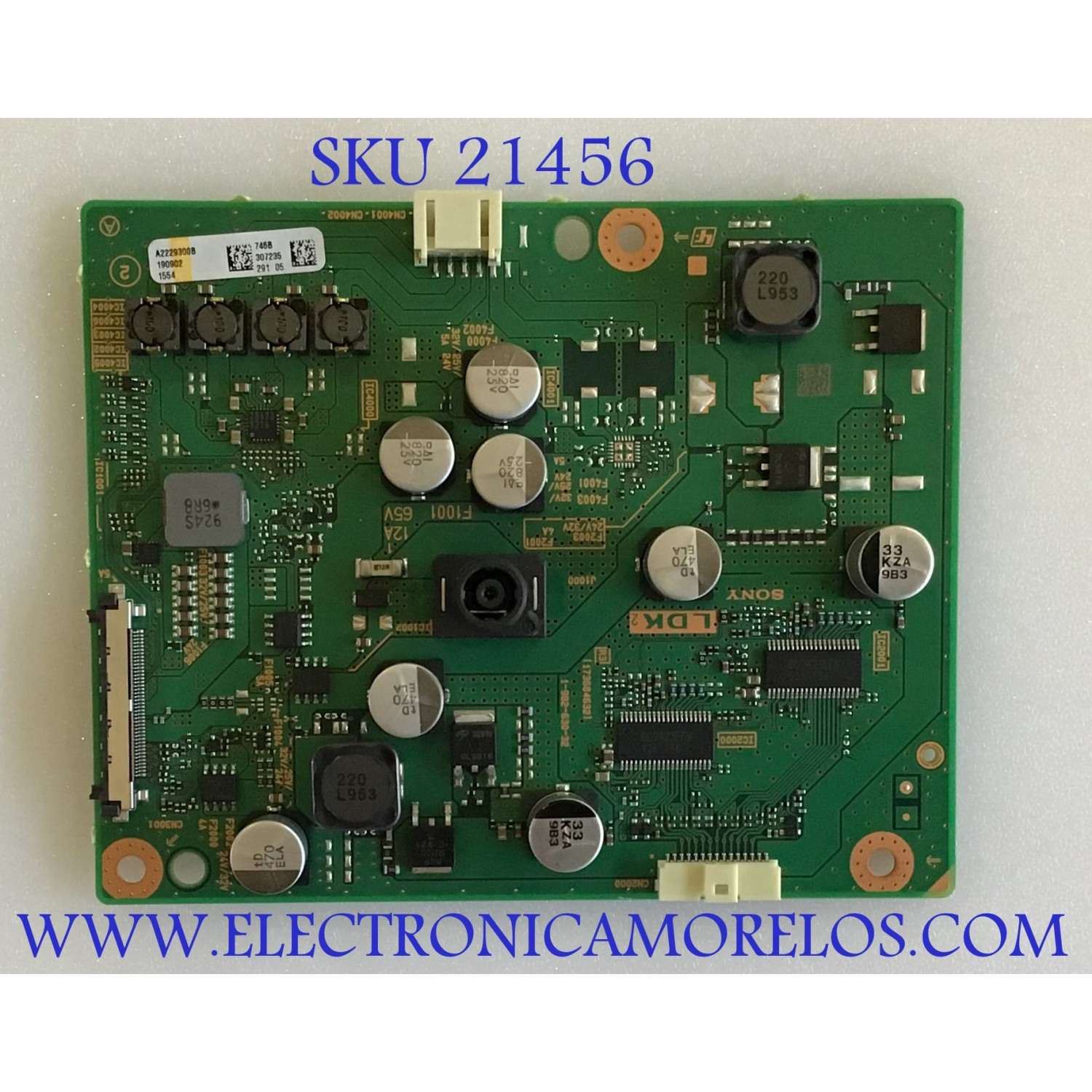 TARJETA INTERFACE SONY / A2229300B / 1-982-630-32 / 173684632 / MODELO XBR-49X800G / XBR49X800G