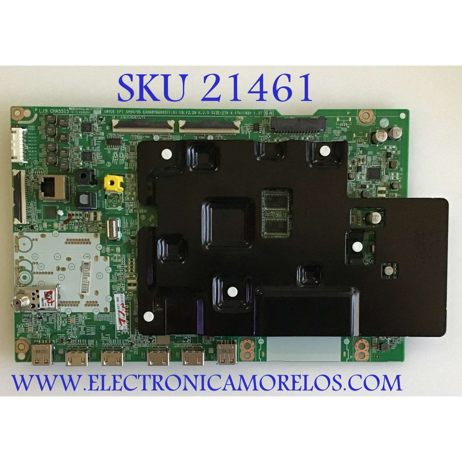 MAIN PARA TV LG 4K ULTRA HD HDR SMART TV / NUMERO DE PARTE EBT66120201 / EAX68766003 / EAX68766003(1.0) / PANEL HC650DQB-SLUA5-2143 / MODELO 65SM9000PUA / 65SM9000PUA.BUSYLJR