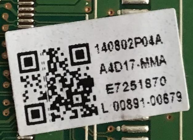 MAIN PHILIPS / A4D17MMA-001 / BA37U0G0401 4 / A4D17UH / PANEL U4D10XH / DISPLAY V500HJ1-PE8 REV.C3 / MODELOS 49PFL4909/F7 DS1 / 49PFL4909/F7 DS2 - Imagen 2