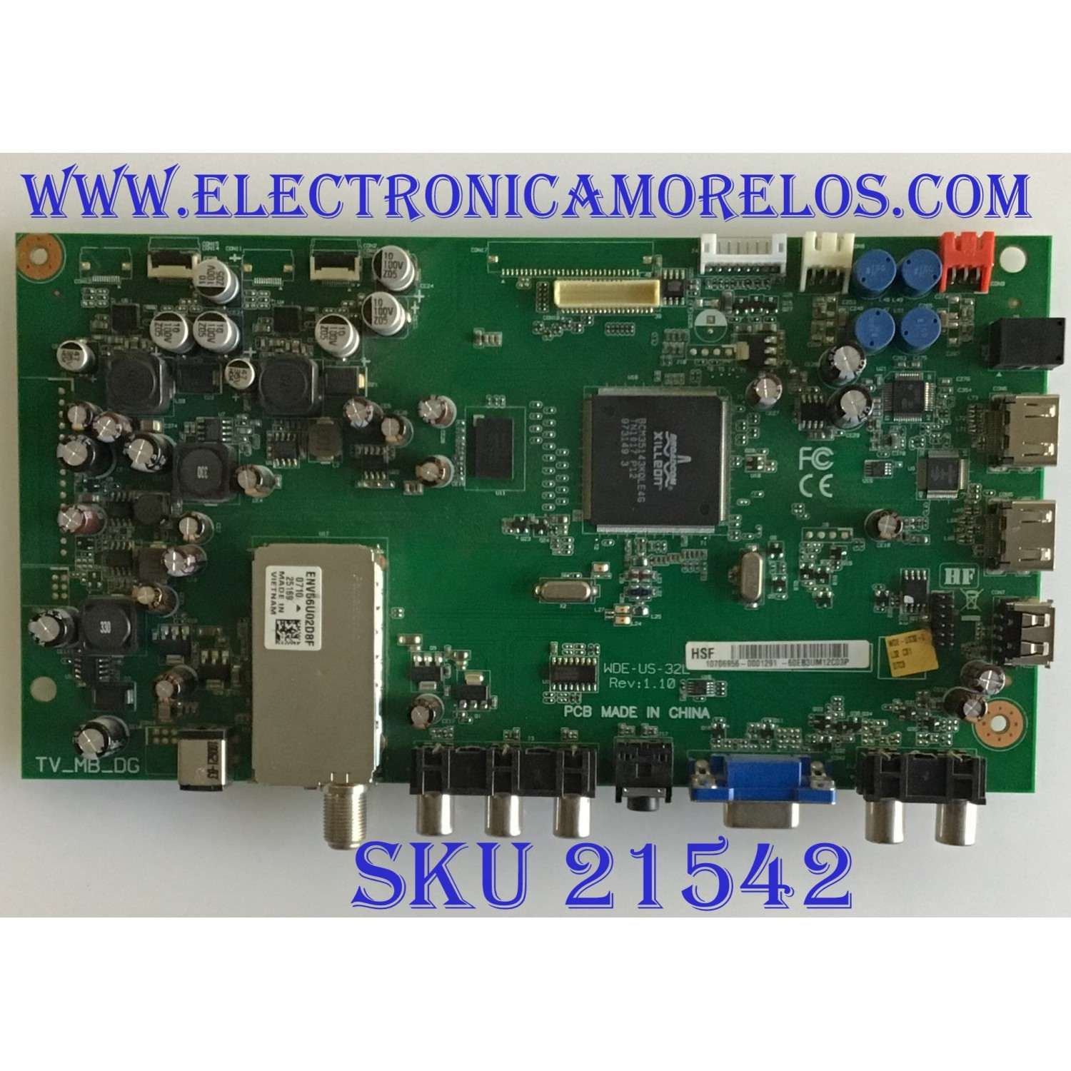 MAIN WESTINGHOUSE / 60.EB3UM.12C / WDE-US32-L / 60EB3UM12C03P / PANEL K315B6-E01 / MODELO LD-3255VX TW-61301-K032A