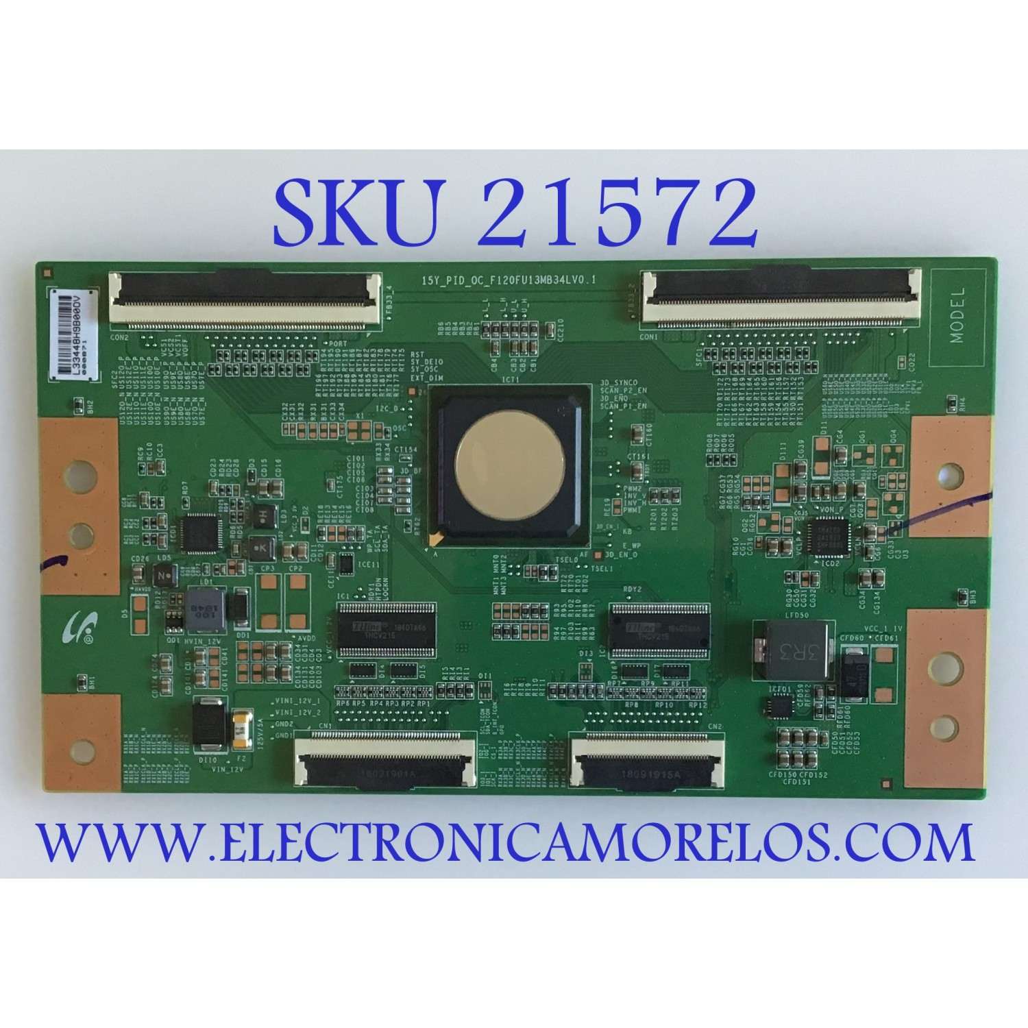 T-CON SAMSUNG / LJ94-33448H / 15Y_PID_0C_F120FU13MB34LV0.1 / PANEL CY-LN046CGLVZH / MODELO LH46OMNSLGB/ZA