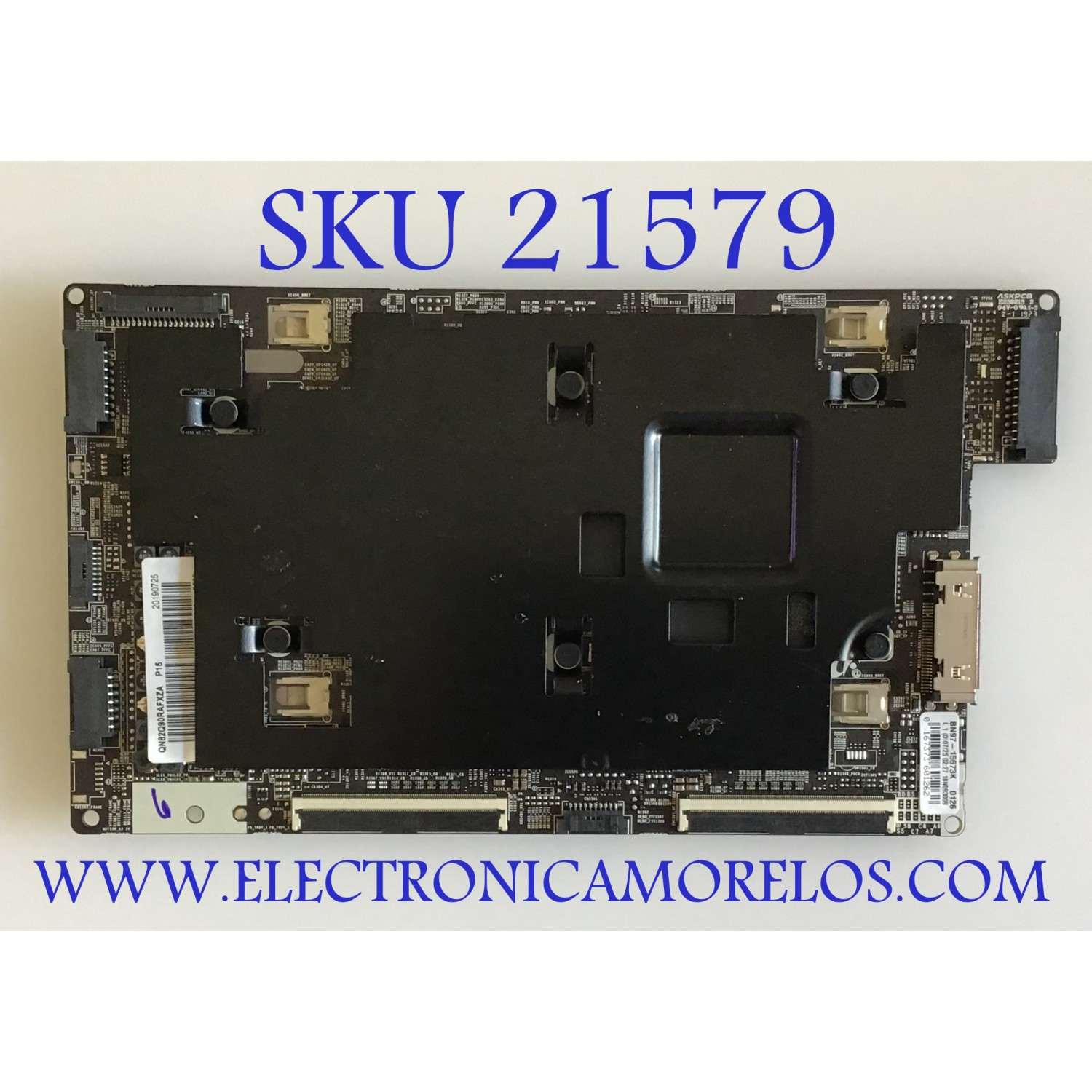 MAIN SAMSUNG QLED 4K SMART TV / NUMERO DE PARTE BN94-14080C / BN41-02697A / BN97-15673K / PANEL CY-TR082FLLV1H / MODELO QN82Q90 / QN82Q90RAFXZA FA01