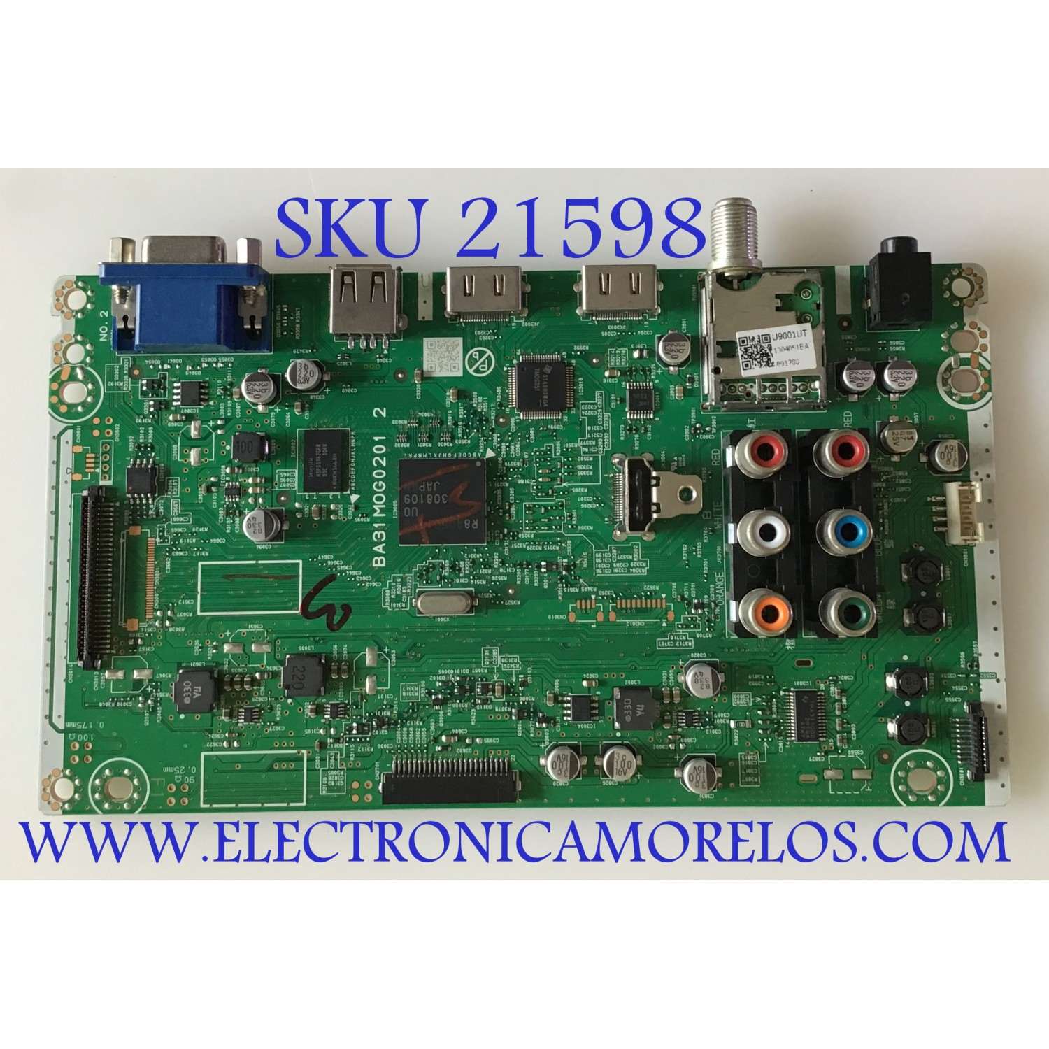 MAIN FUNAI / A31M1UT / BA31MOG0201 2 / PANEL U3FF0XT / MODELO 29ME403V/F7