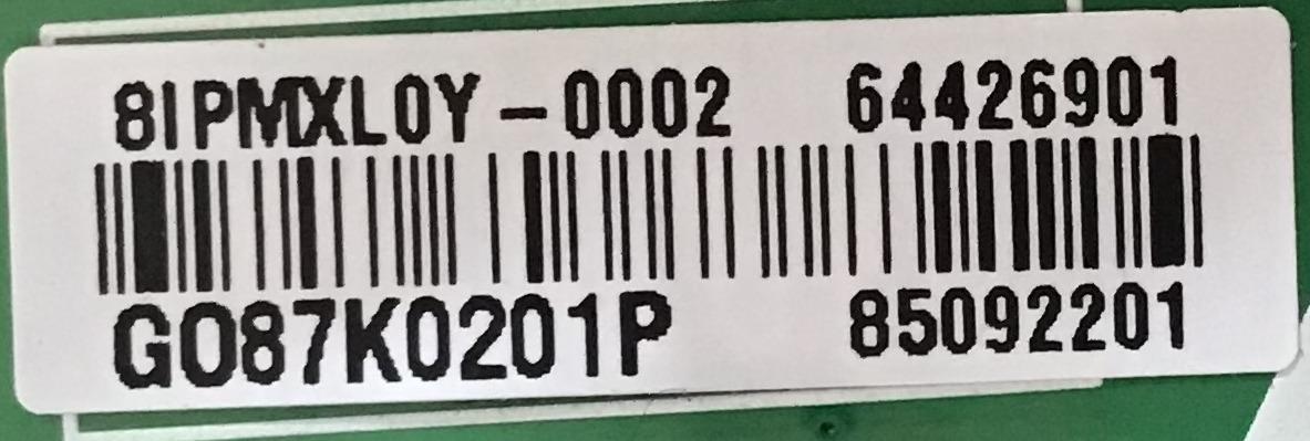 MAIN LG / EBU64426901 / EAX67453604(1.0) / 85092201 / PANEL LC430DGG (FK)(M3) / MODELO 43UV340H-UA.AUSYLJM - Imagen 3