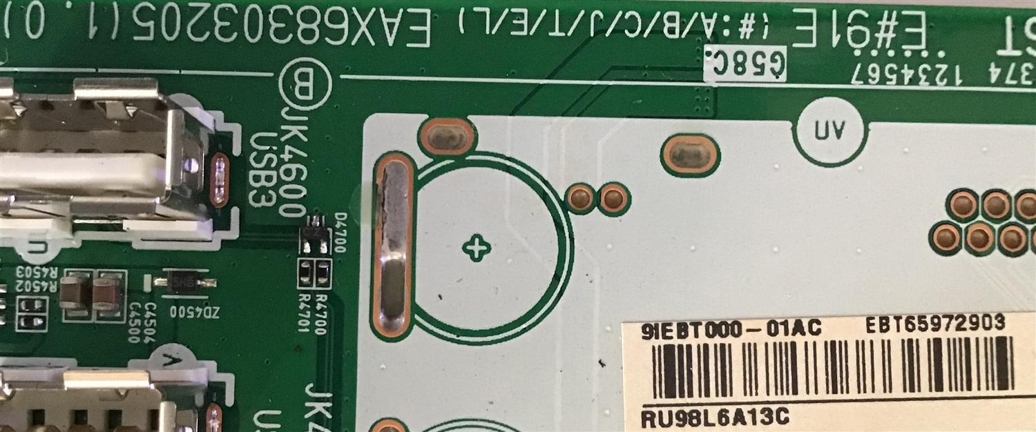 MAIN LG / EBT65972903 / EAX68303205(1.0) / PANEL LE650AQD(EM)(A3) / MODELO OLED65C9AUA BUSYLJR - Imagen 2