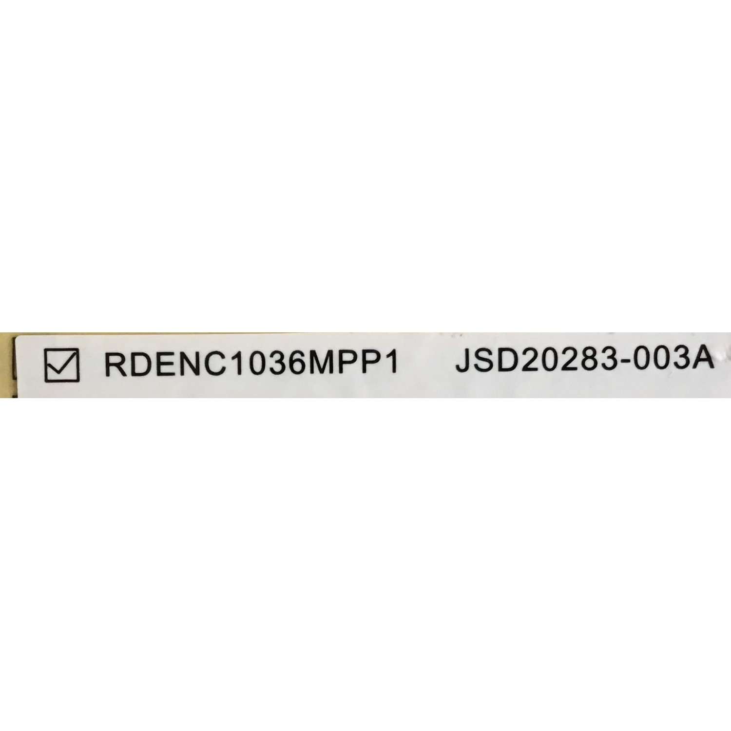FUENTE DE PODER SHARP / RDENC1036MPP1 / JSD20283-003A / PANEL R1JE800D3GW75 / MODELO  - Imagen 2