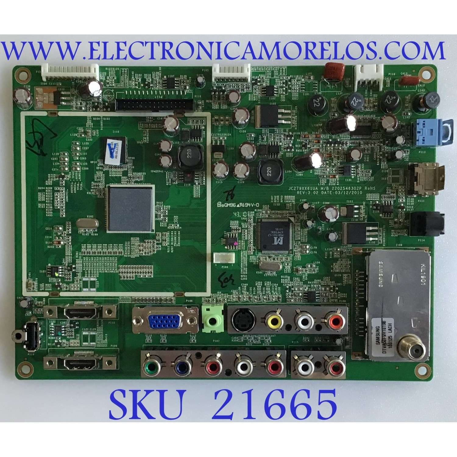 MAIN AOC / 6201-7027003001 / JC279XX61UA / 2202546301P / PANEL M270H1-L01 Rev.C3 / MODELO LC27H060