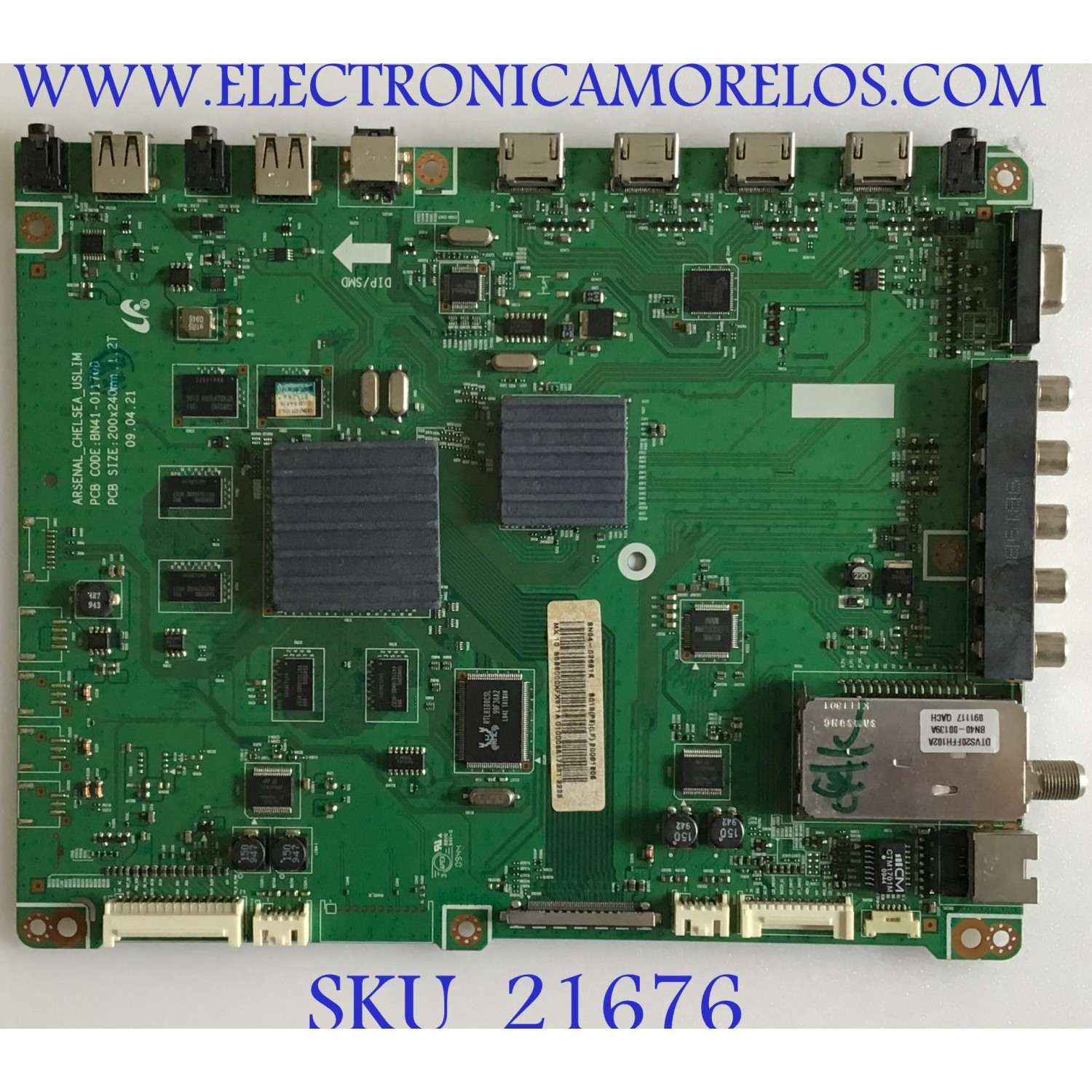 MAIN SAMSUNG / BN94-02661K / BN41-01170D / BN97-03205B / SUSTITUTAS BN94-02640A / BN94-02640B / BN94-02640M / BN94-02640C / BN94-02640D / PANEL LTF550HH03 / MODELO UN55B800FXZA