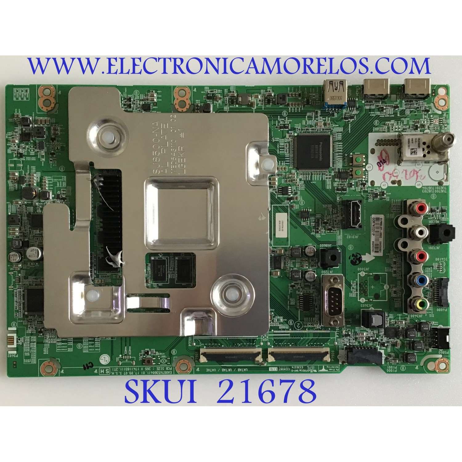 MAIN LG / EBU64426901 / EAX67453604(1.0) / 85092201 / PANEL LC430DGG (FK)(M3) / MODELO 43UV340H-UA.AUSYLJM