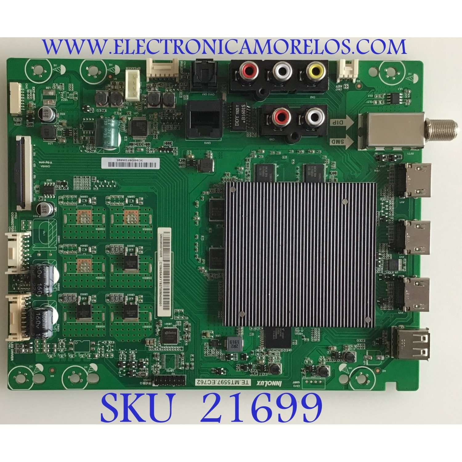 MAIN VIZIO / 6M03M0001000R / TE.MT5597.EC762 / 6M03M0000X00R / PANEL V400DJ2-D03 REV.C1 / MODELO V405-G9 LINIYALV