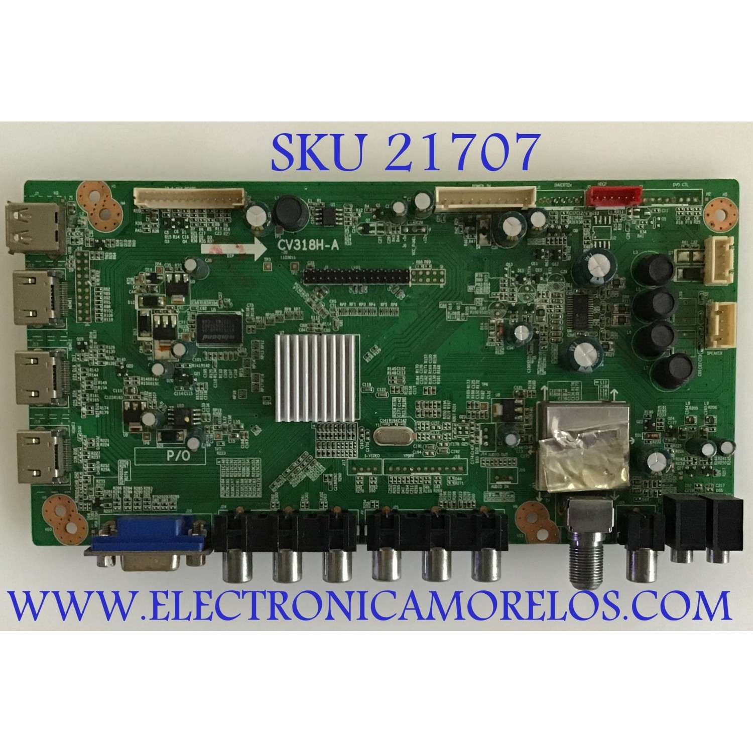 MAIN HAIER / SMT1108101 / CV318H-A / MS-1E198407 / SMT1108101-464 / PANEL TC420F115 / MODELO LE42B1380