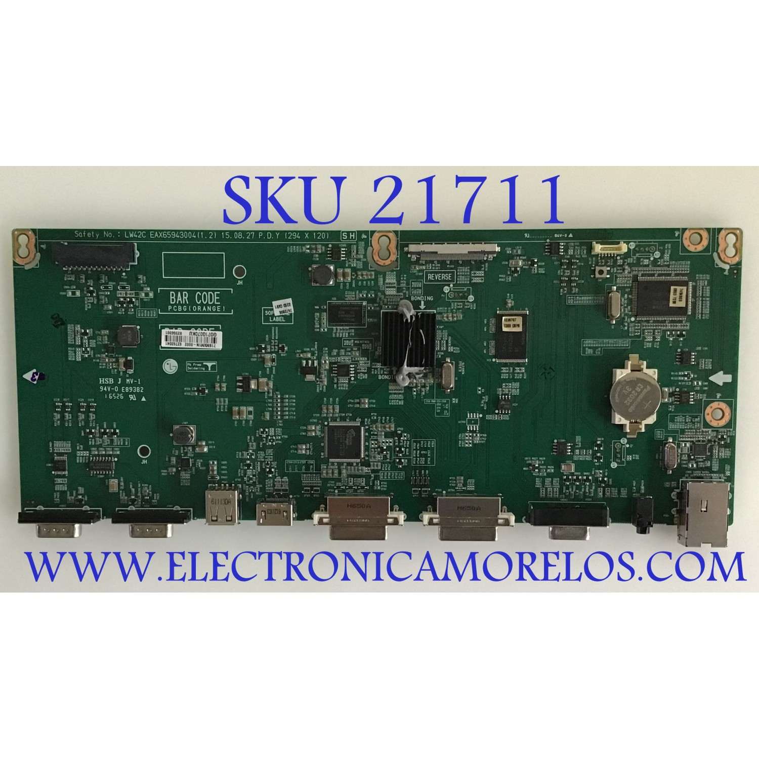 MAIN LG / EBT62763341 / EAX65943004 (1.2) / 62763341 / PANEL LD490DNUN (TH)(C2) / MODELO 49VL5B-B.AUSDLJM