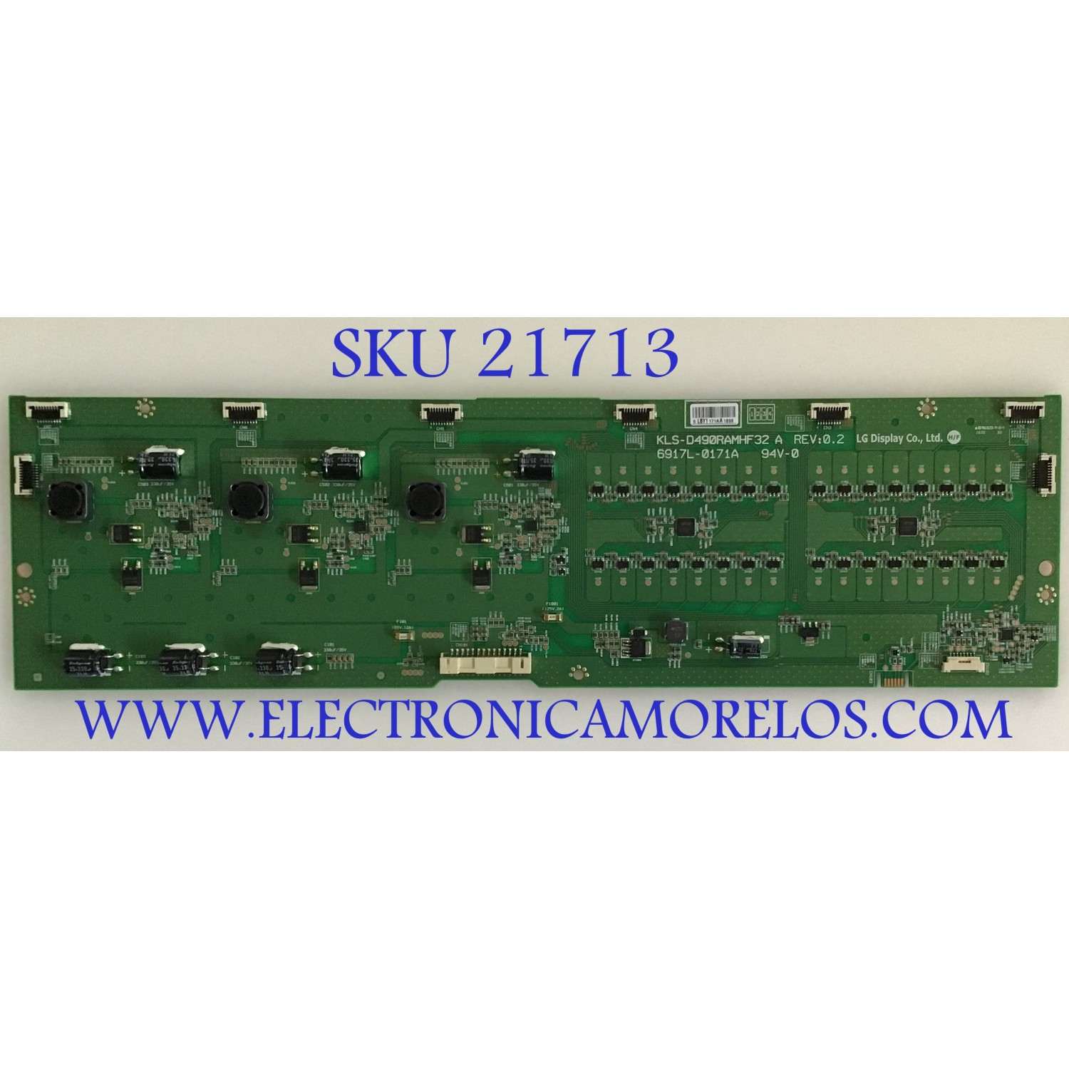 LED DRIVER LG / 6917L-0171A / KLS-D490RAMHF32 / PANEL LD490DNUN (TH)(C2) / MODELO 49VL5B-B.AUSDLJM