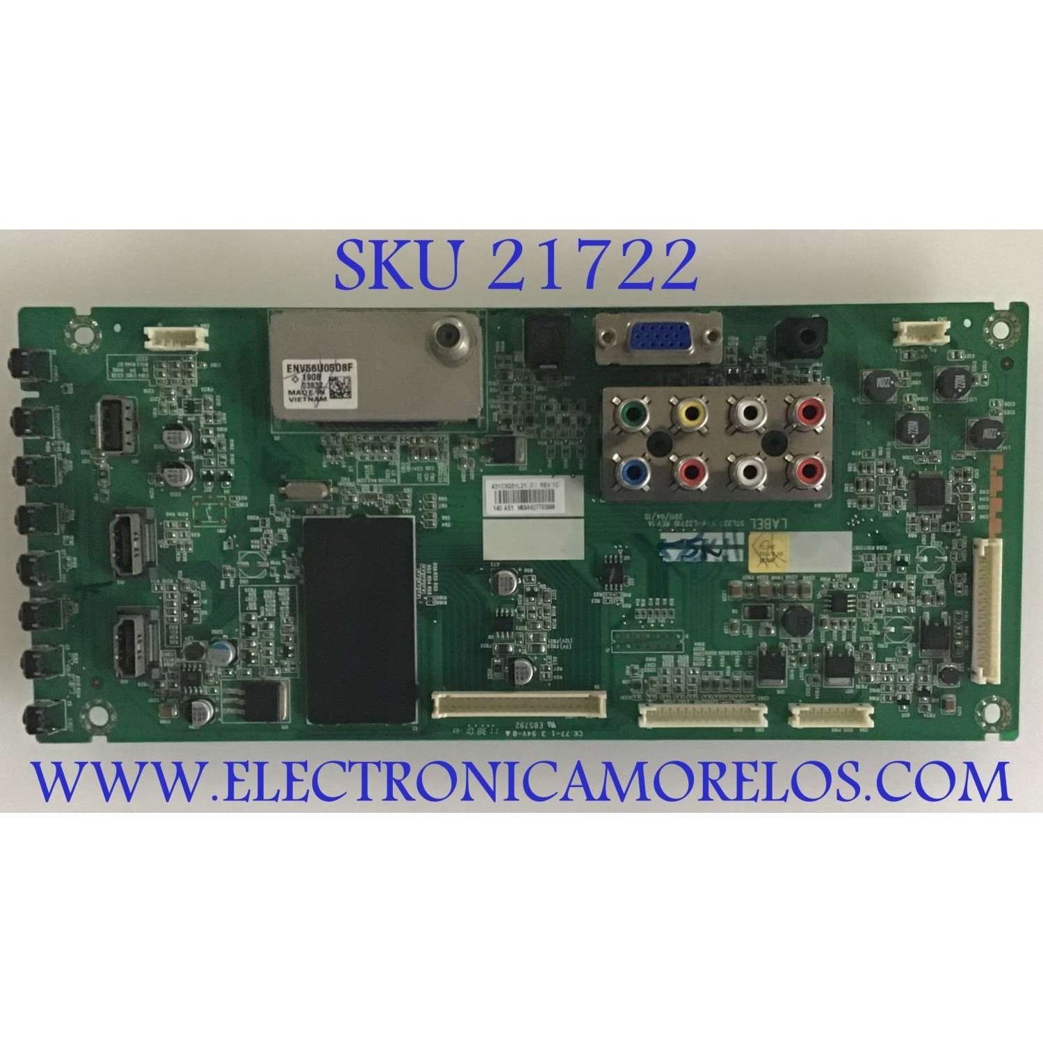 MAIN TOSHIBA / 75023657 / STL32T VTV-L32710 / 431C3Q51L21 / 461C3Q51L21 / SUSTITUTA 75030090 / PANEL V236H1-LE4 REV.C3 / MODELO 24SLV411U