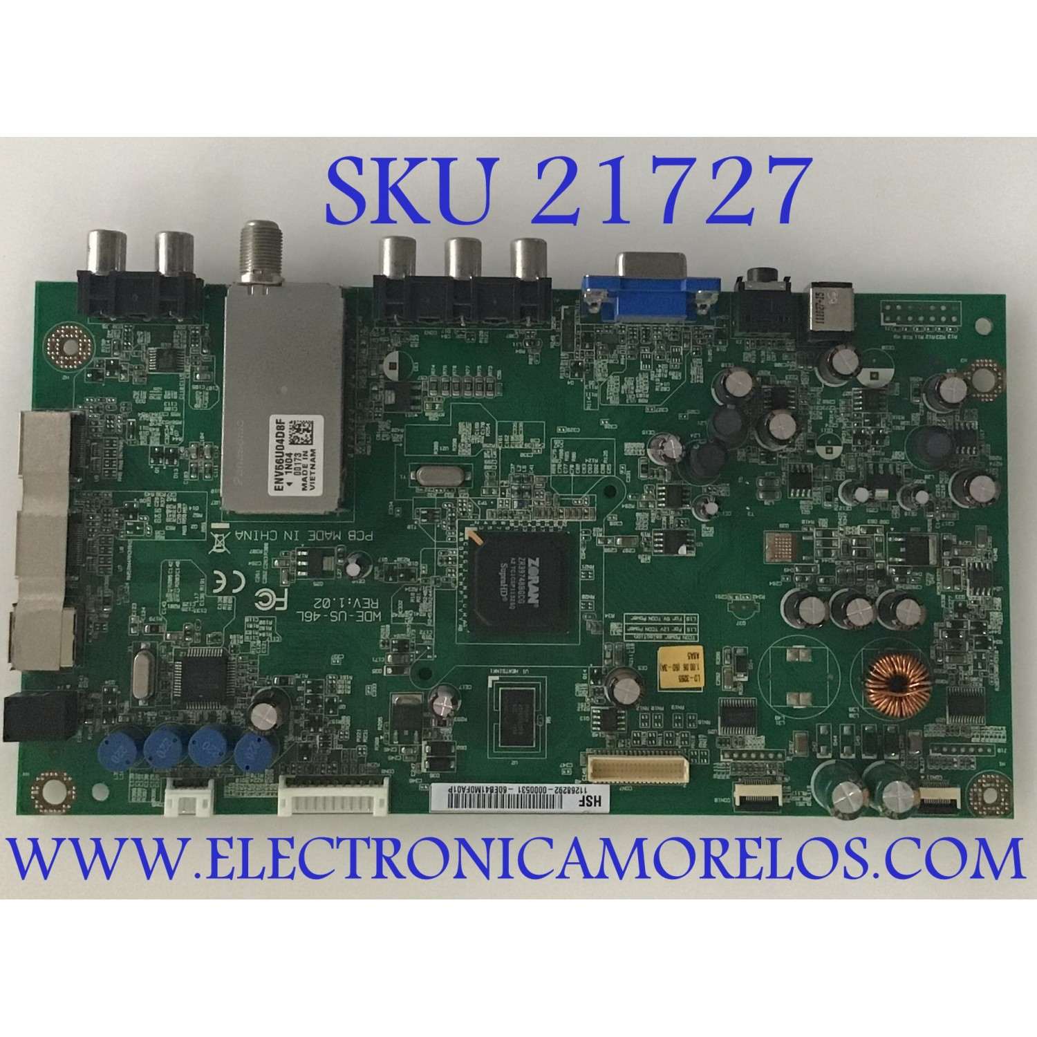 MAIN WESTINGHOUSE / 60.EB41M.0FA / WDE-US-46L / 60EB41M0FA01P / PANEL HV320WZ2-201 / MODELO LD-3265