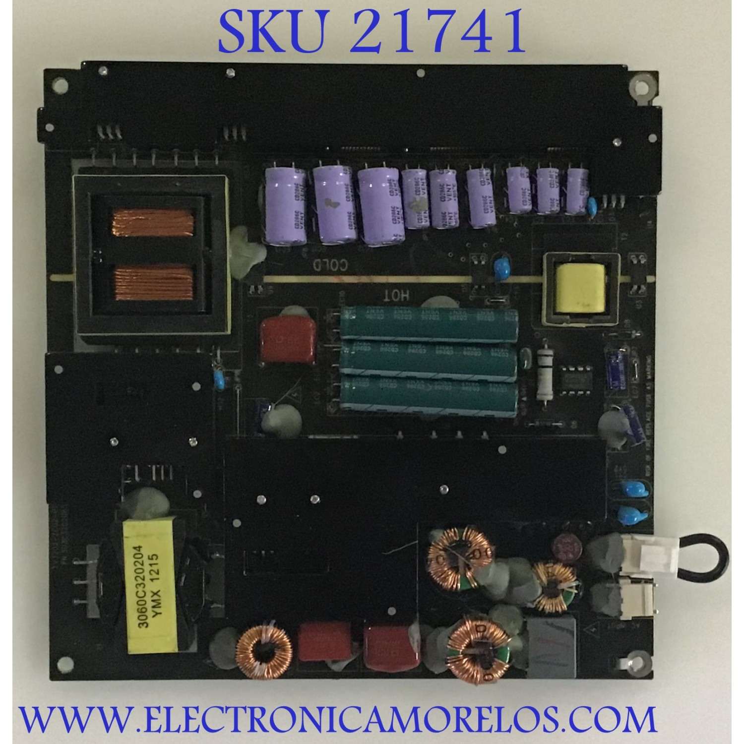 FUENTE DE PODER HAIER  / TV3202-ZC02-01 / 303C3202065 / PANEL T460HW07 V.5 / MODELO LE46F2380