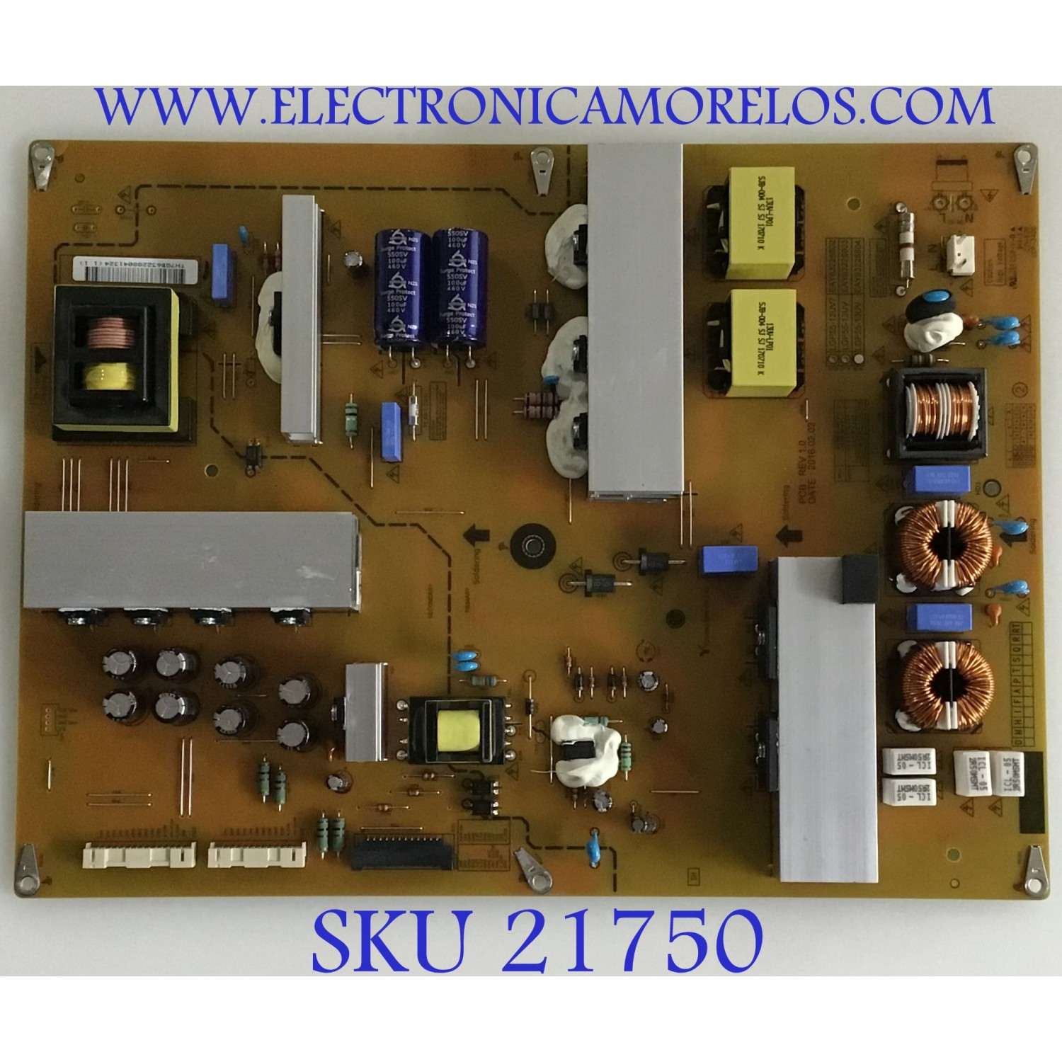 FUENTE DE PODER LG / EAY63228804 / LGP55-13UV / KB-3151C / PANEL LD490DUN (TH)(C2) / MODELO 49VL5B-BC AUSDLJM