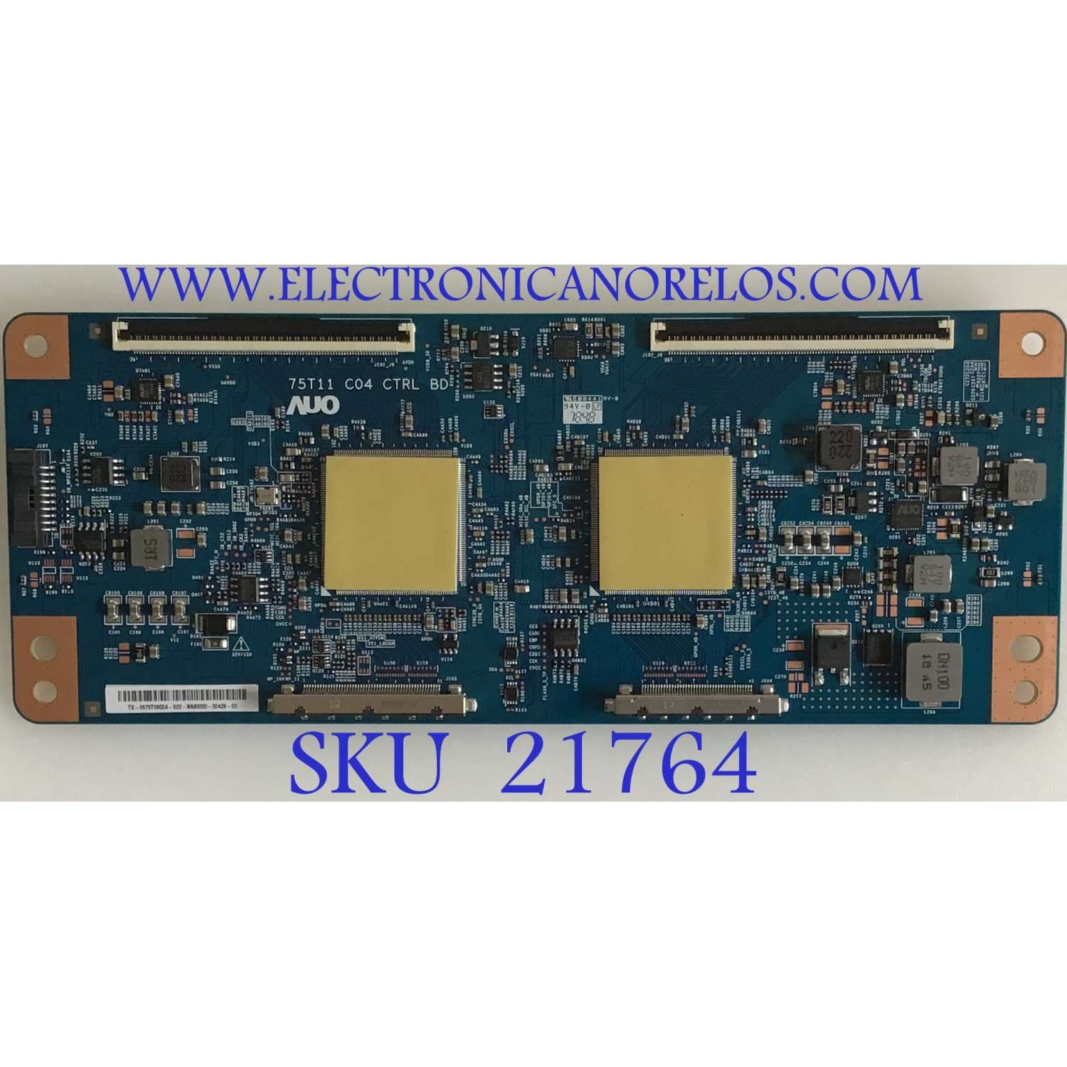 T-CON VIZIO / 55.75T08.C04 / 75T11 C04 CTRL BD / 5575T08C04 / PANEL T750QVF04.3 / MODELOS P759-G1 LTMAYPKV / PX75-G1 LTMAYWKV / PX75-G1 LTMAYWLV / PX75-G1 LTMAYWMV