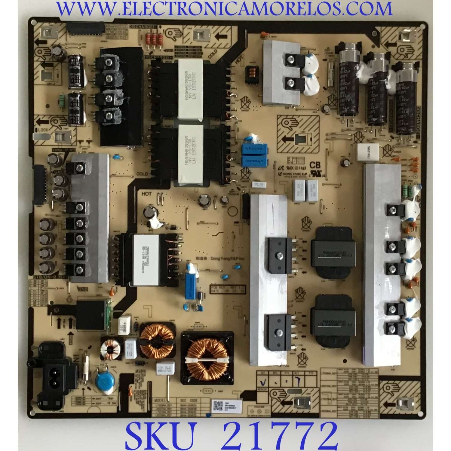 FUENTE DE PODER SAMSUNG / BN44-00983D / L82S8NA_RDY / BN4400983D / PANEL CY-TR085FLAV1H / MODELO 