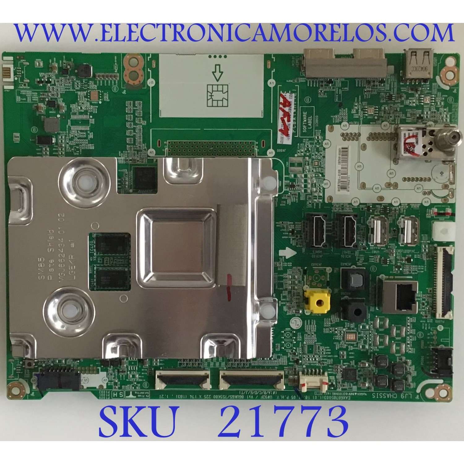 MAIN LG / EBT66130901 / EAX68785003 (1.0) / PANEL HC820DQF-VCXR1-211X / MODELO 82UM8070PUA.BUSJLJR