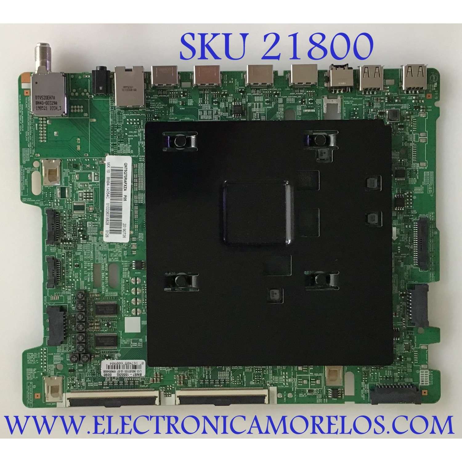 MAIN SAMSUNG QLED SMART TV 4K / BN94-14054C / BN41-02695A / BN97-15553G / PANEL CY-TR075FLAV3H / MODELO QN75Q70RAFXZA AA02