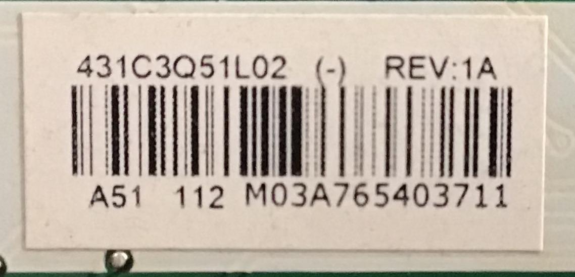 MAIN TOSHIBA / 75023635 / STL32T  VTV-L32710 / 461C3Q51L02 / 431C3Q51L02 / PANEL V315B5-LE1 REV.C2 / MODELO 32SLV411U - Imagen 3