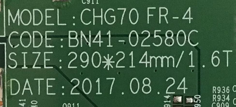 MAIN PARA MONITOR SAMSUNG / NUMERO DE PARTE BN91-18910C / BN41-02580C / BN9118910C / PANEL CY-PM490LSLV1F / MODELOS LC49HG90DMNXZA FB02 / LC49RG90SSNXZA FB02 / LC49G97TSSNXDC CA02 - Imagen 2