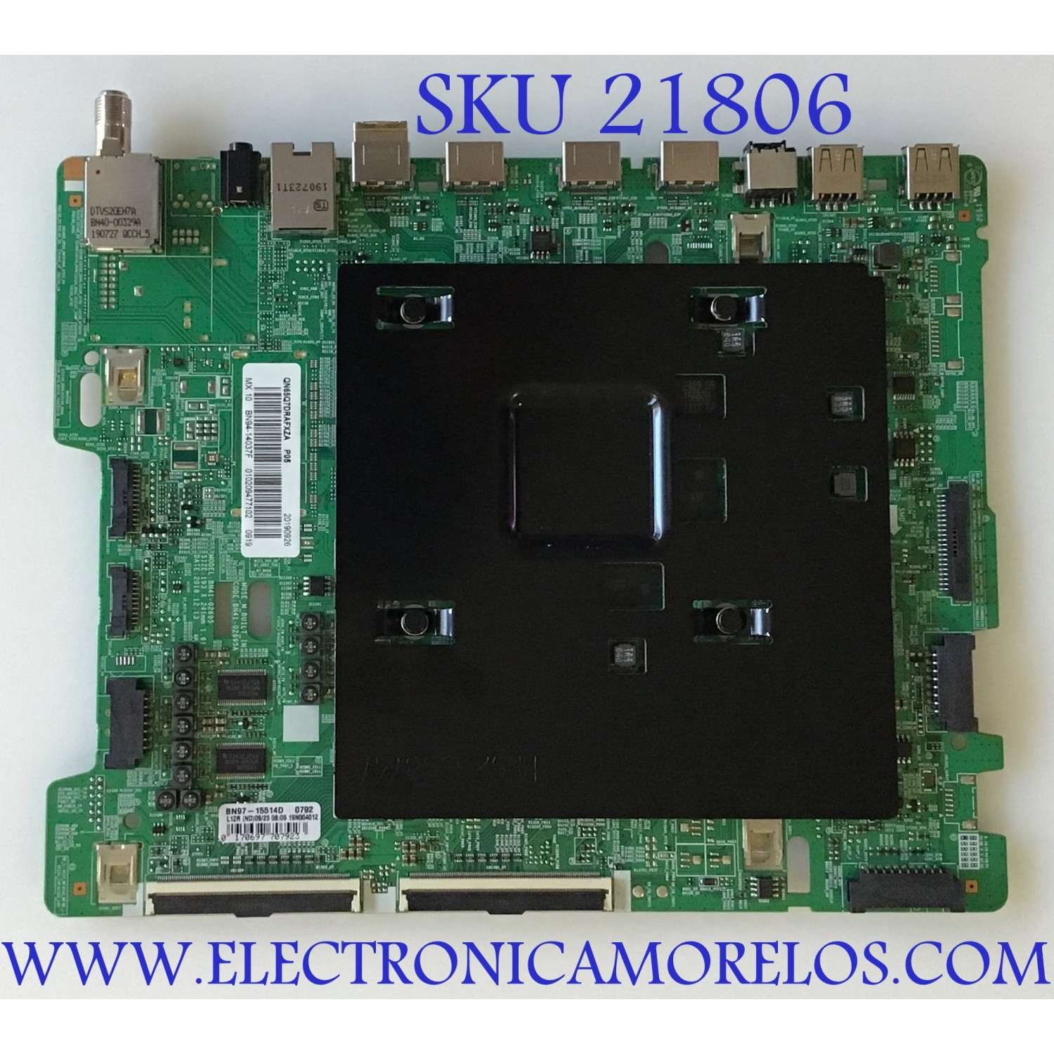MAIN PARA TV SAMSUNG QLED 4K·UHD·HDR / NUMERO DE PARTE BN94-14037F / BN41-02695A / BN97-15514D / BN9414037F / PANEL CY-TR065FLLVAH / MODELO QN65Q7 / QN65Q7DRAFXZA FC02