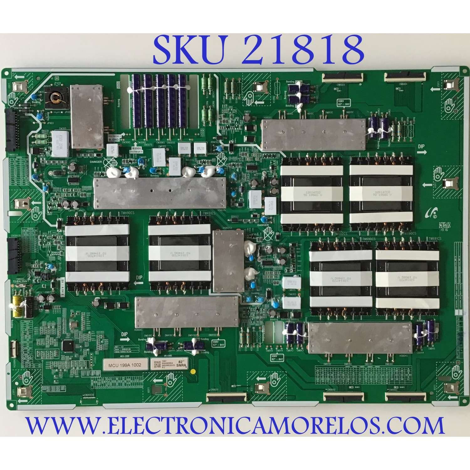 LED DRIVER SAMSUNG / BN44-00995A / L82S9SNRA _ RHS / BN4400995A / PANEL CY-TR082JLLV1H / MODELO QN82Q900RBFXZA FA01 / QN82Q900RBFXZA FD02