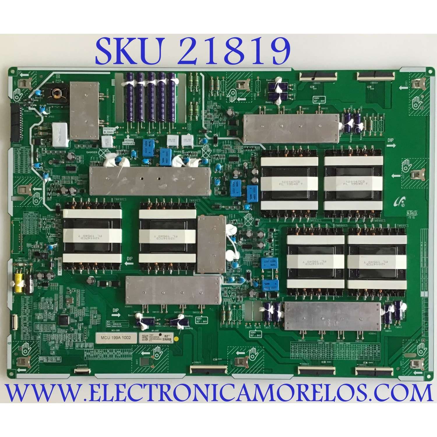 LED DRIVER SAMSUNG / BN44-00995B / L82S9SNRB_RHS / BN4400995B / PANEL CY-TR082JLLV1H / MODELO QN82Q900RBFXZA FA01 / QN82Q900RBFXZA FD02