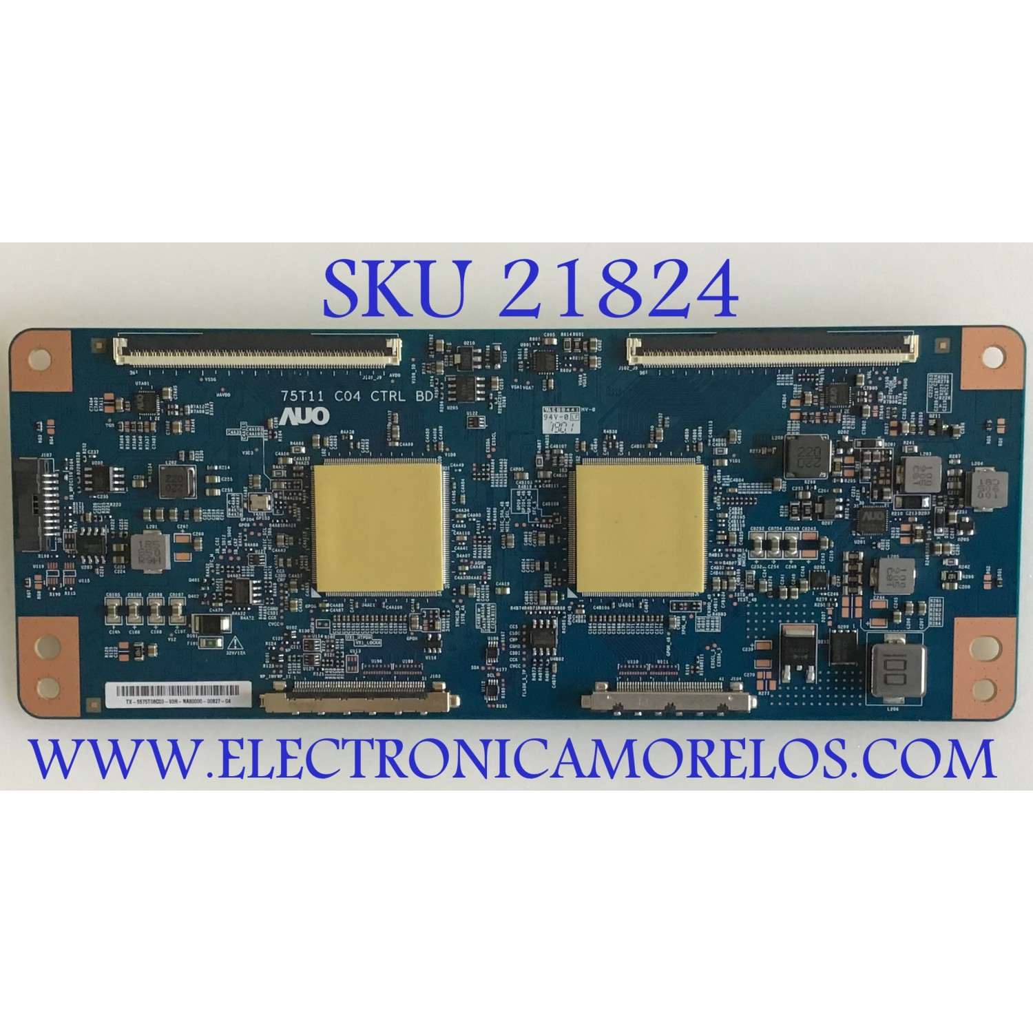 T-CON VIZIO / 55.75T08.C03 / 75T11 C04 CTRL BD / 5575T08C03 / PANEL T750QVF04.2 / MODELO PX75-G1 LTYAYWMV