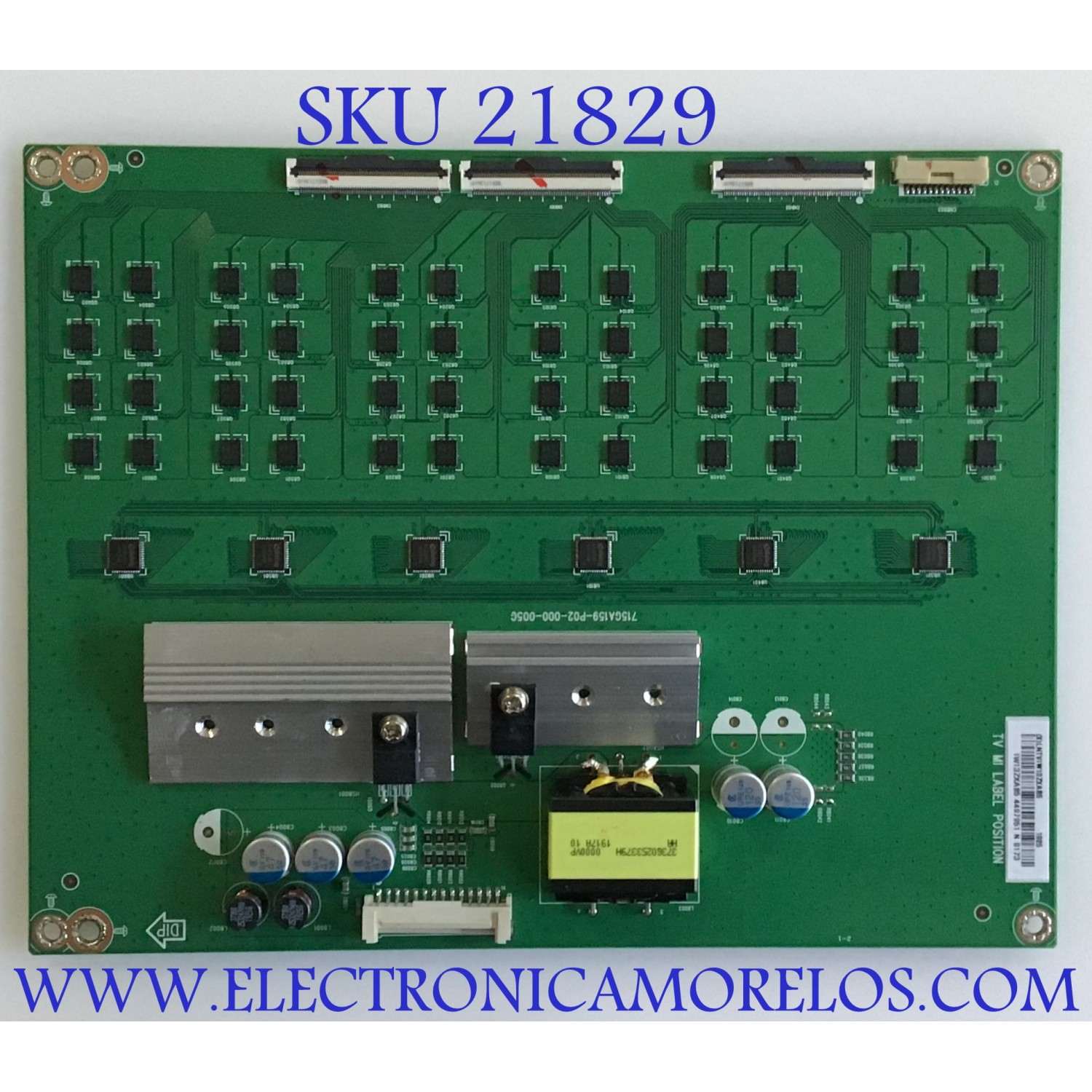 LED DRIVER / LNTVIW13ZXAB5 / 715GA159-P02-000-005G / PANEL TPT550U1-QVN05.U /TPT550U1-QVN05.U REV:S5DB1C / MODELOS M558-G1 LTMWYGLV / M558-G1 LTMWYGKV / M558-G1 LTCWYGNW 