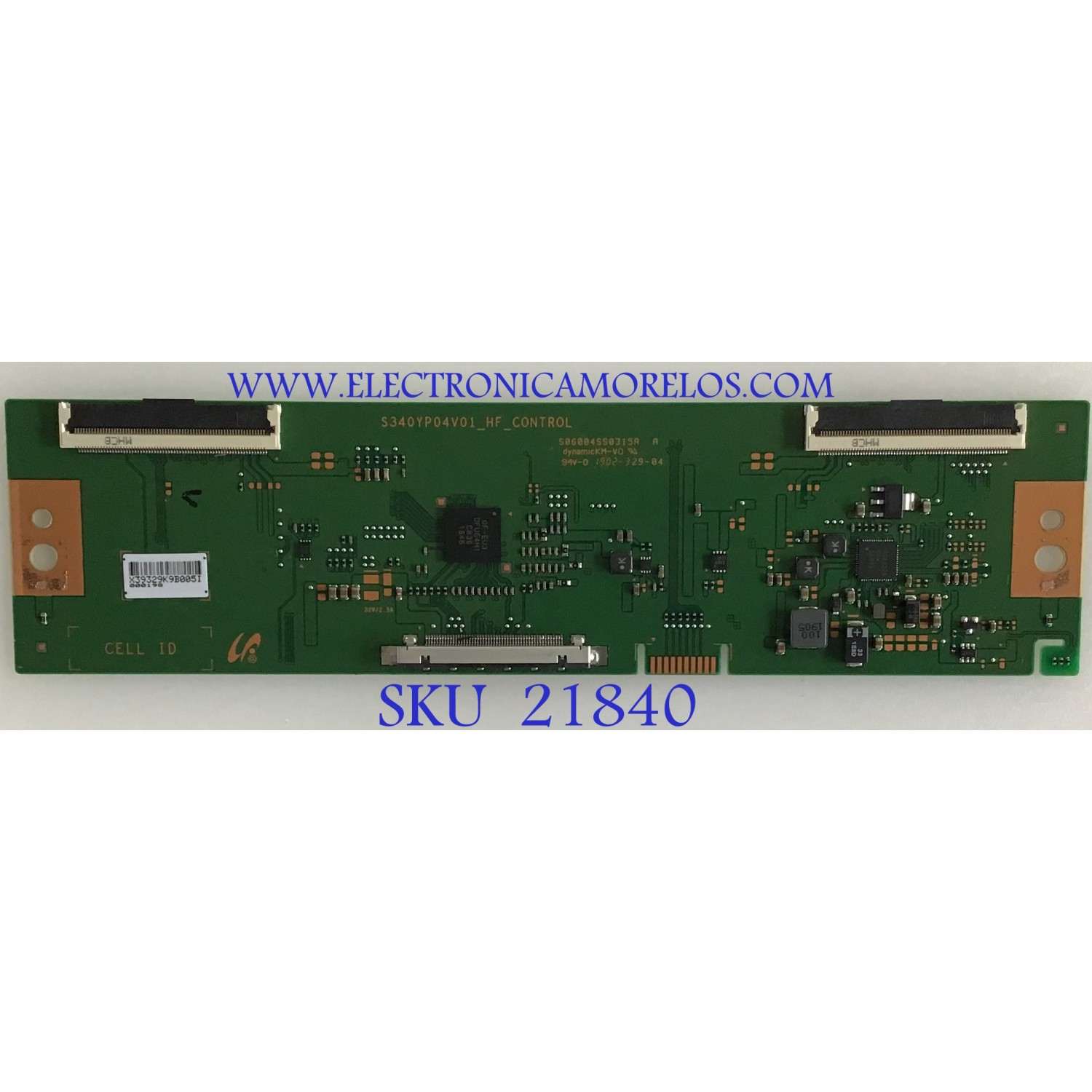 T-CON SAMSUNG / LJ94-39329K / S340YP04V01_HF_CONTROL / 39329K / PANEL CY-PK340FNLV7F / MODELO LC34J791WTNXZA FF06