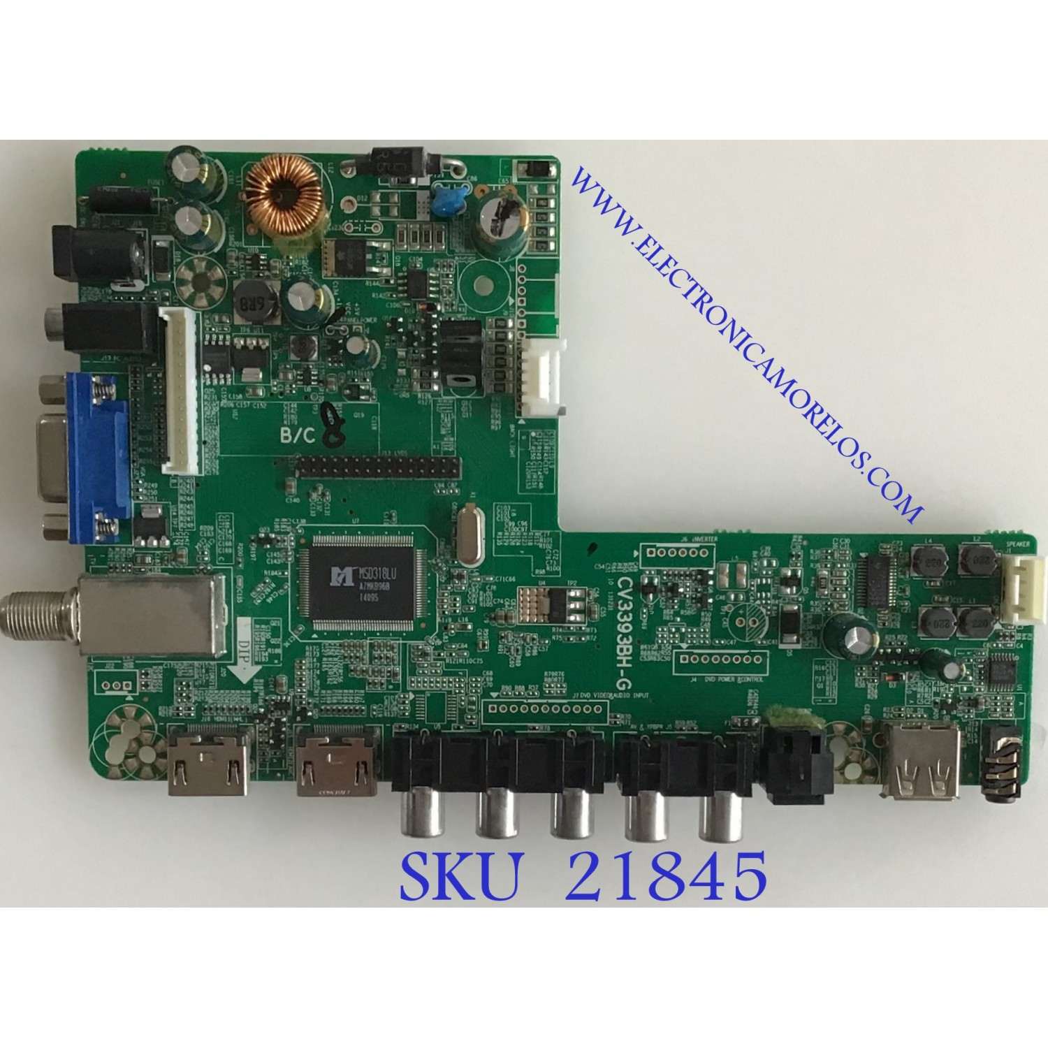 MAIN INSIGNIA / SMT140502-37630 / CV3393BH-G / SMT1400502 / PANEL SM315TCA10 D0307 / MODELO NS-32D311NA15