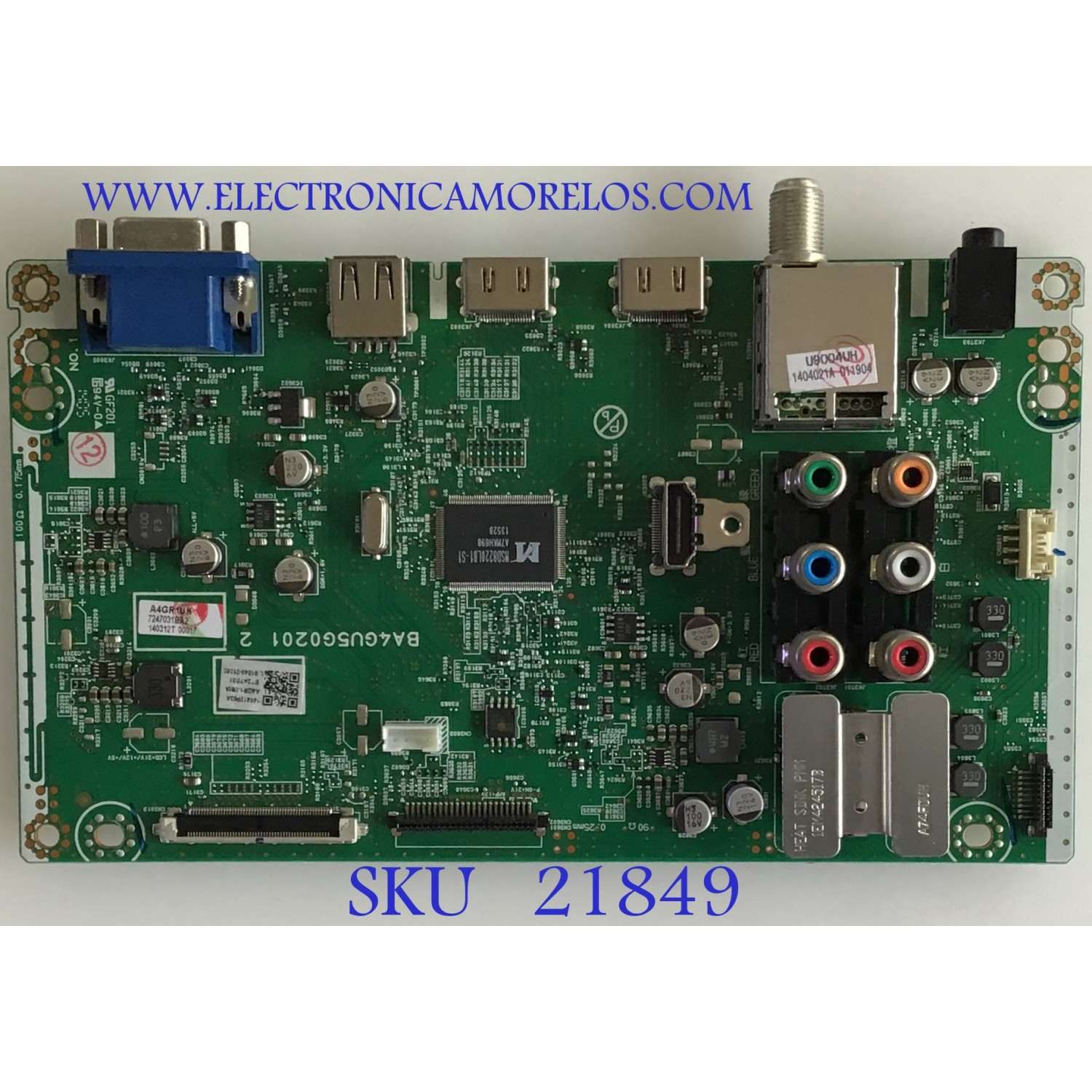 MAIN FUNAI / A4GR1MMA-001 / BA4GU5G0201 2 / A4GR1-MMA / A4GR1UH / PANEL U4DR0XH / MODELO 55ME314V/F7 DS1