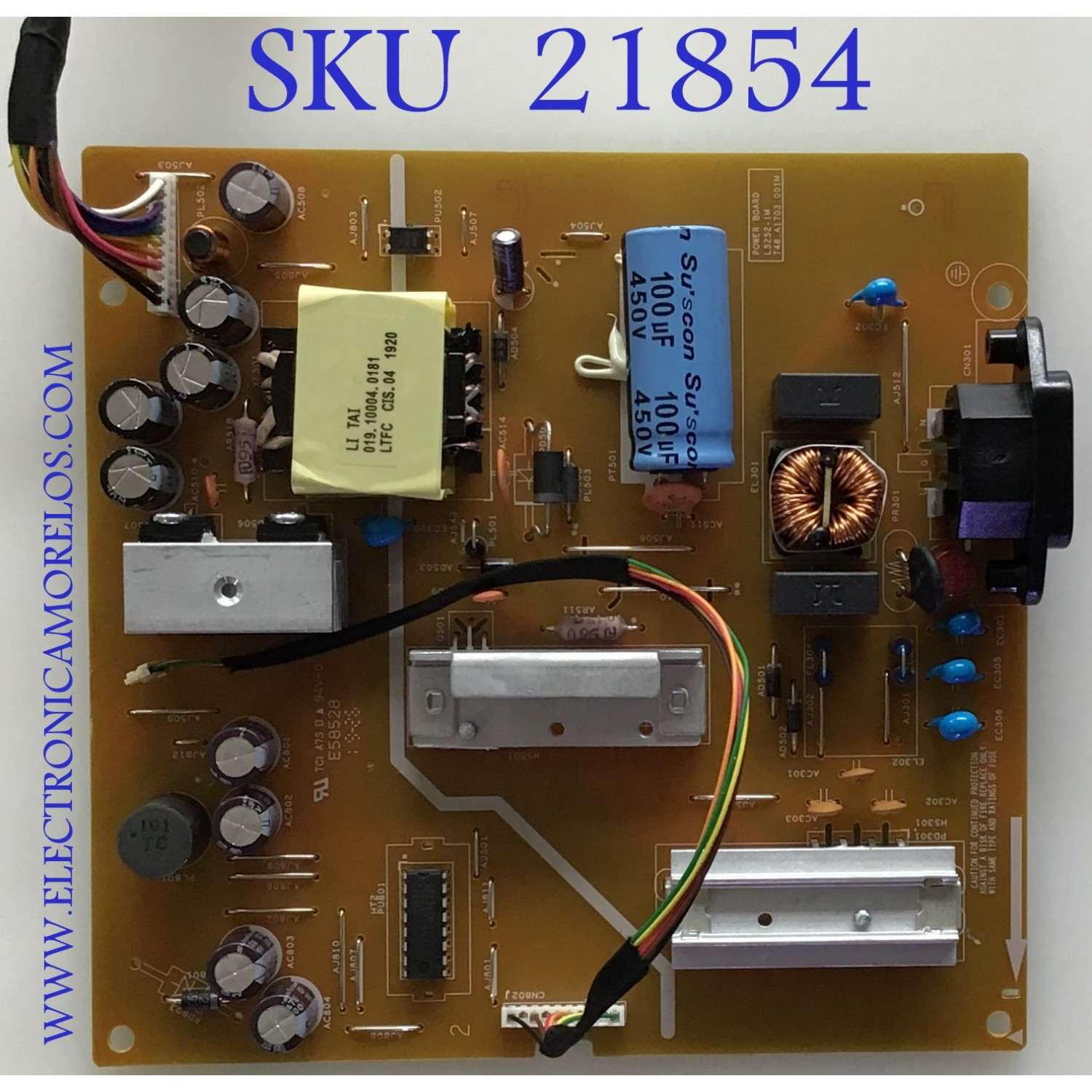 FUENTE DELL / L5252-1M / 748.A1703.001M / PANEL / LTM270DL11 / MODELO U2717DT