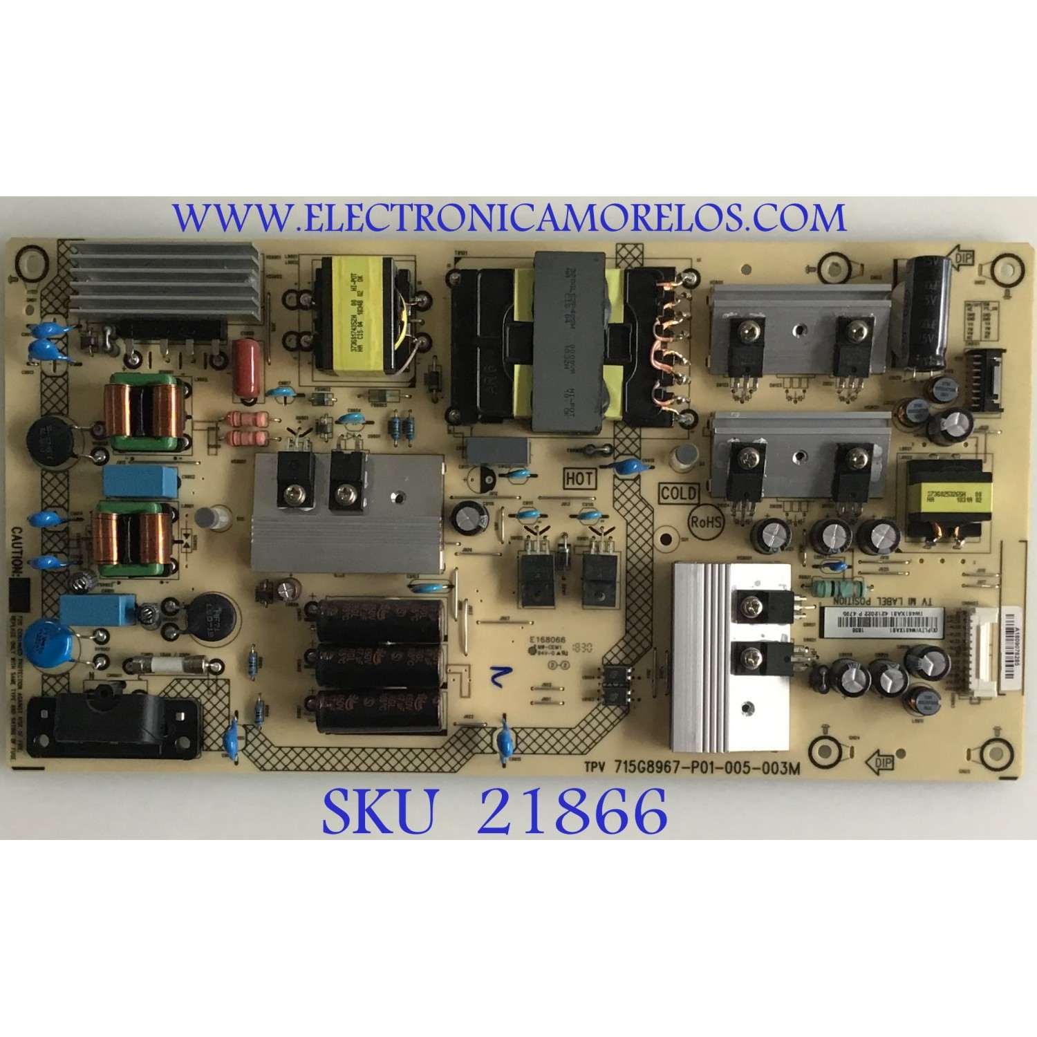 FUENTE DE PODER VIZIO / PLTVIW461XAB1 / 715G8967-P01-005-003M / (X)PLTVIW461XAB1 / PANEL TPT550F2-PU2L02.Q REV:S02A / MODELOS D55X-G1 LTMDXWAU / D55X-G1 LTMWWUMV