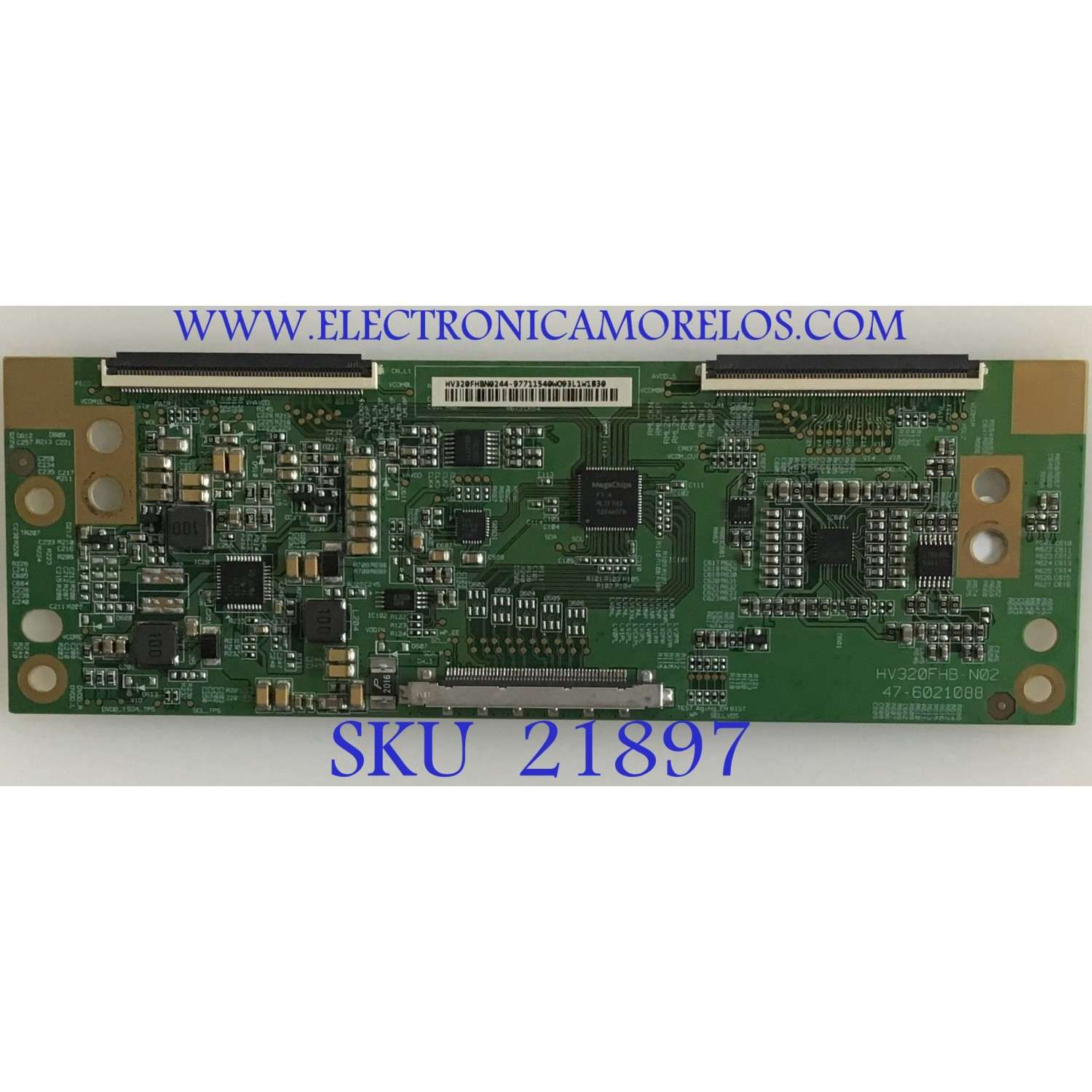 T-CON LG / 44-97711540W / 44-9771154DW/ HV320FHBN0244 / 47-6021088 / HV320FHB-N02 / PANEL LGM320EB41 / MODELO 32MA70HY-PA.AUSEESN / 32MP58HQ-PB.AUSEJVN