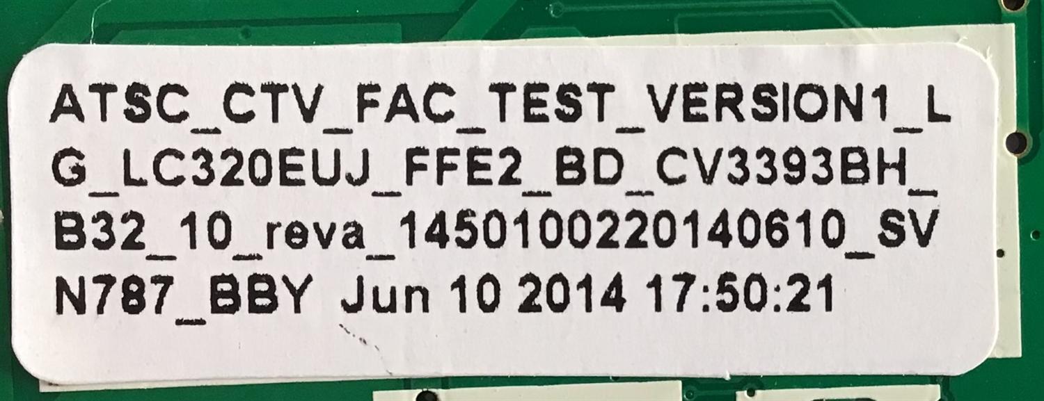 MAIN FUENTE (COMBO) INSIGNIA / 821-2N021-39411 / CV3393BH-B32 / 1.81.39.00002 / PANEL LC320EUJ-FFE2 / MODELO NS-32D512NA15 - Imagen 2