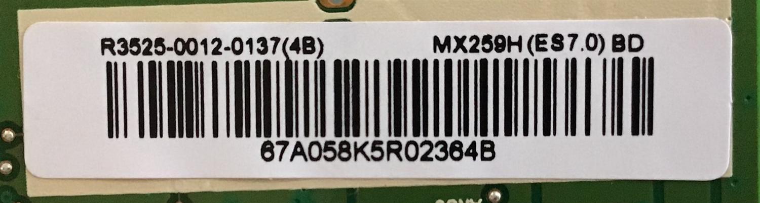 TARJETA DE AUDIO ASUS / 3525-0012-0137 / 0171-2872-0414 / PANEL RB5LM250WF5(SA)(AF) / MODELO MX259HS - Imagen 2