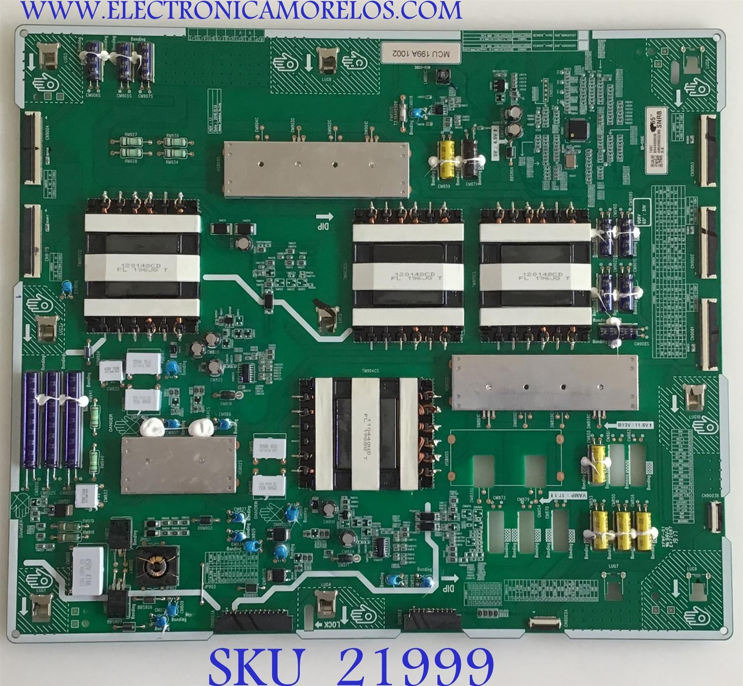 LED DRIVER SAMSUNG / BN44-00993B / L65S9SNRB_RHS / BN4400993B / PANEL CY-TR065JLLV1H / MODELO QN65Q900RBFXZA FA01