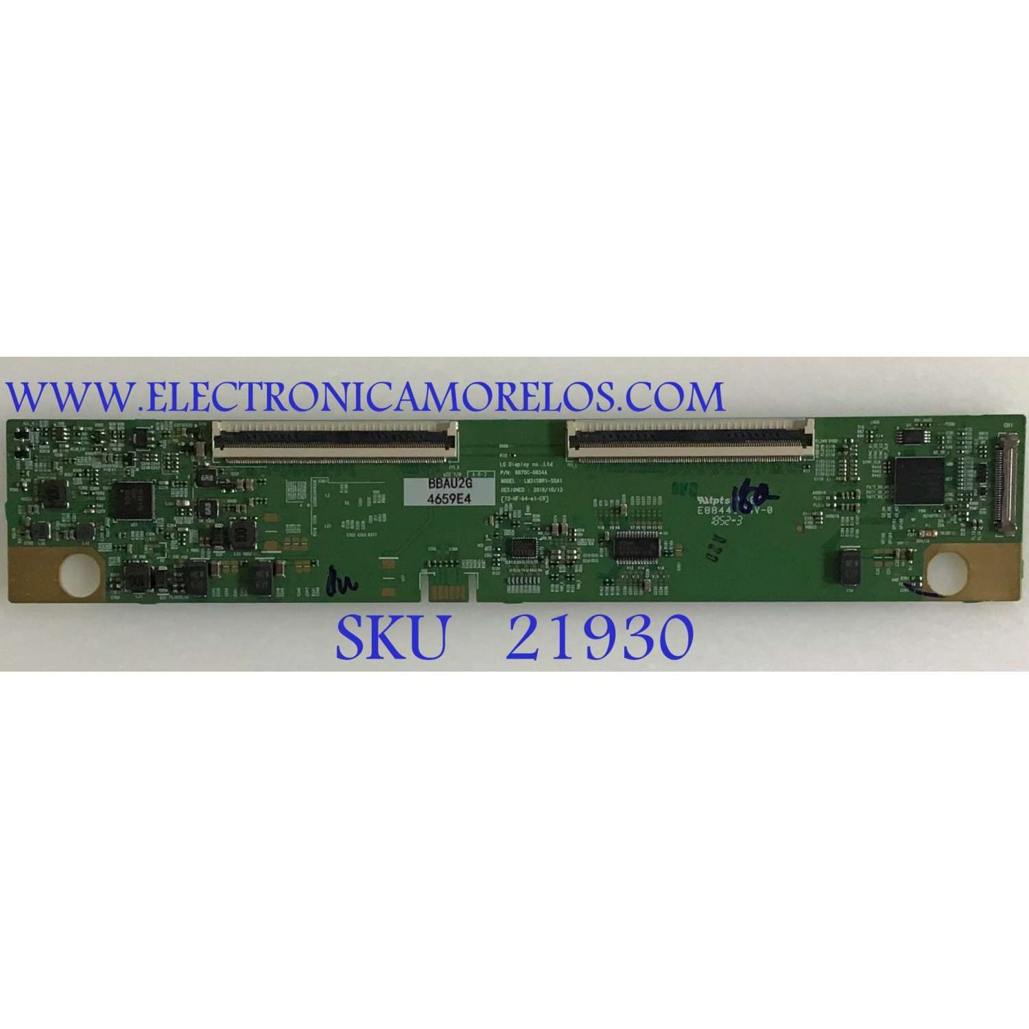 T-CON DELL / 6871L-4659E / 6870C-0654A / LM315WR1-SSA1 / PANEL LM315WR1(SS)(B2) / MODELO U3219QB